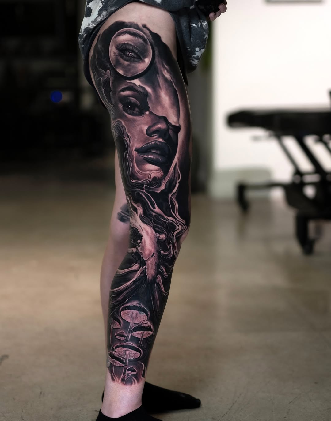 Tattoo by @zach.the.ripperr โ realism, black_and_grey