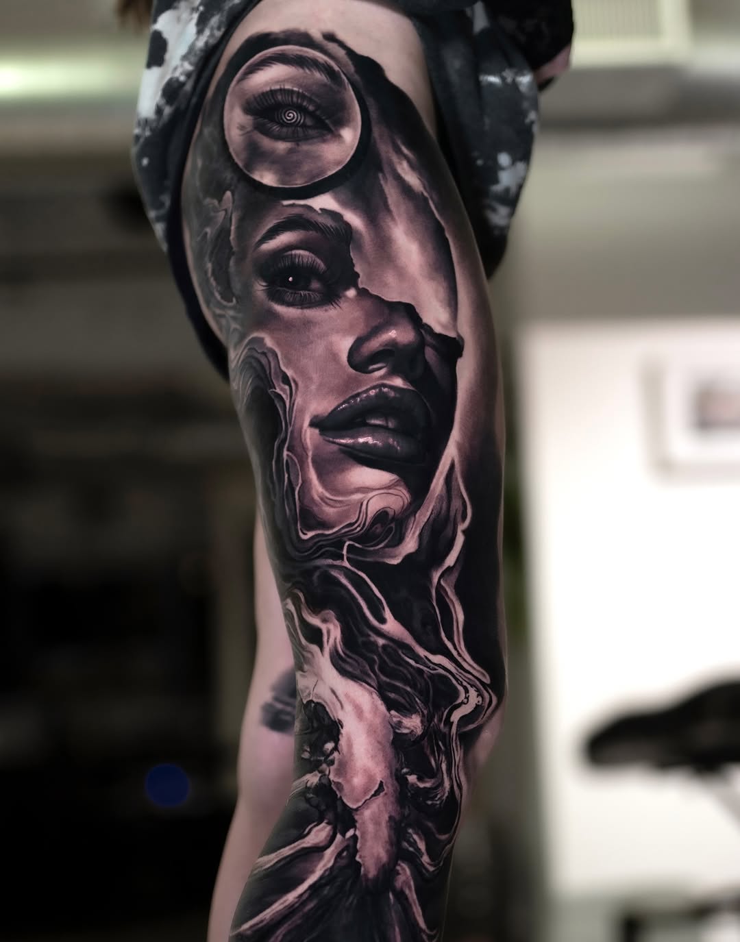 Tattoo by @zach.the.ripperr โ black_and_grey, realism