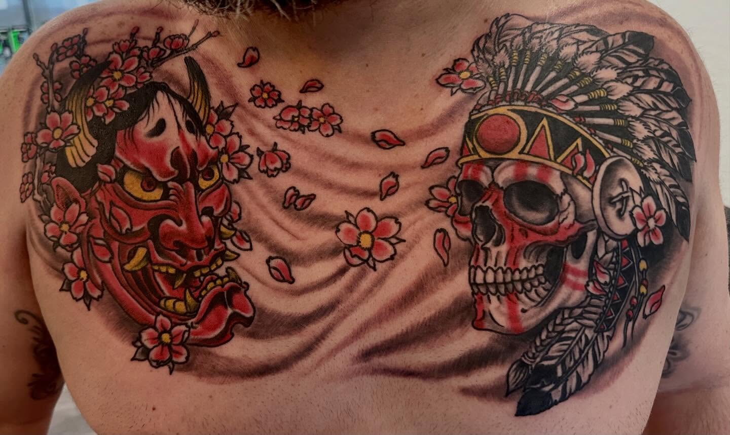 Tattoo by @jr1_machines — japanese_irezumi, realism