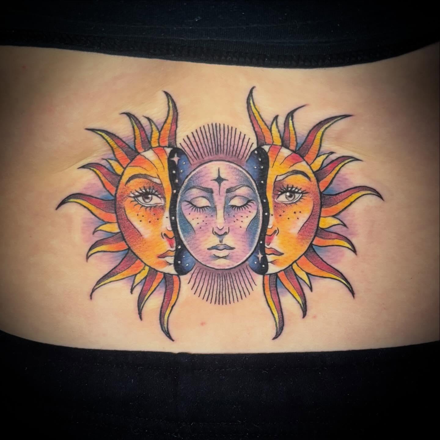 Tattoo by @inkbyjordi — dotwork, surrealism
