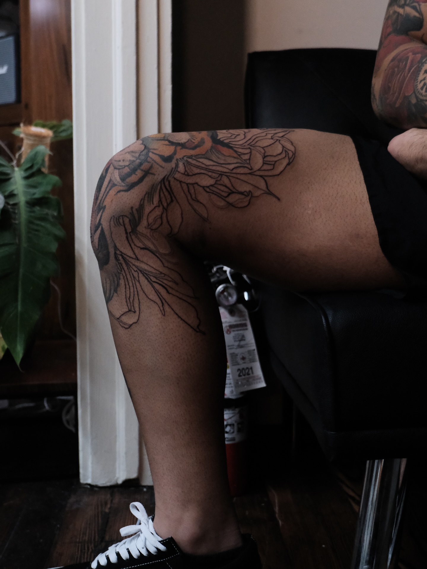 Tattoo by @cordova.ink — black_and_grey