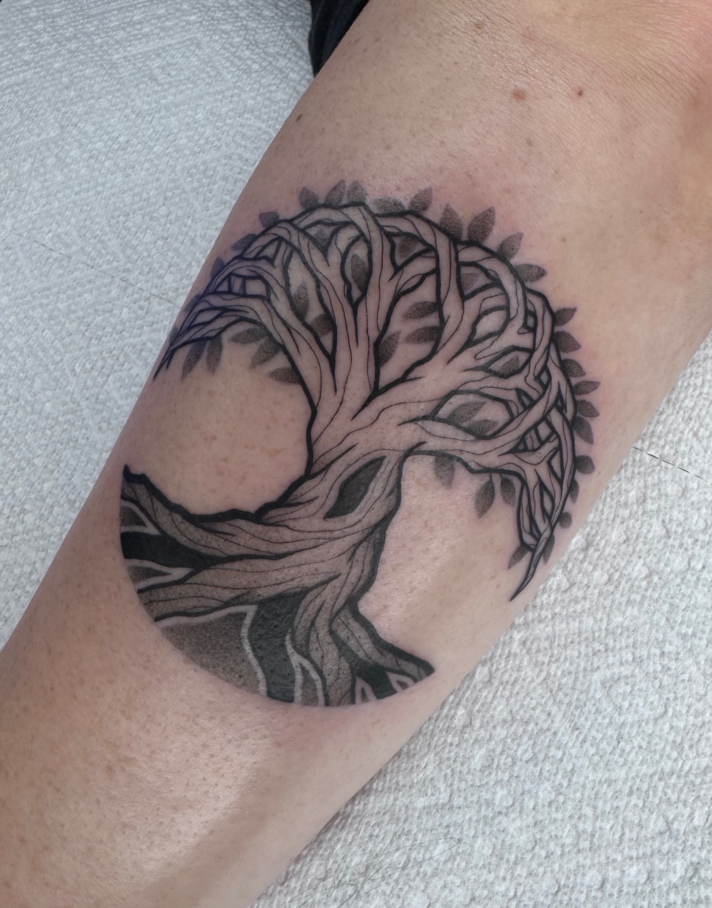 Tattoo by @shawndoestattoos — black_and_grey