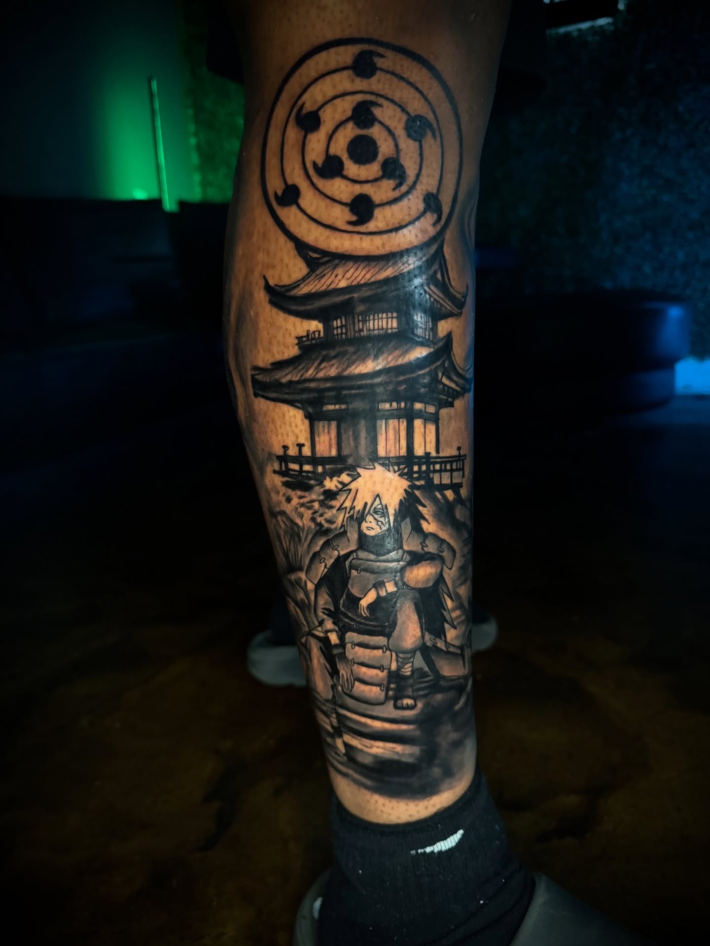 Anime character anime tattoo on the forearm by Dallas Tattoo Artist📍