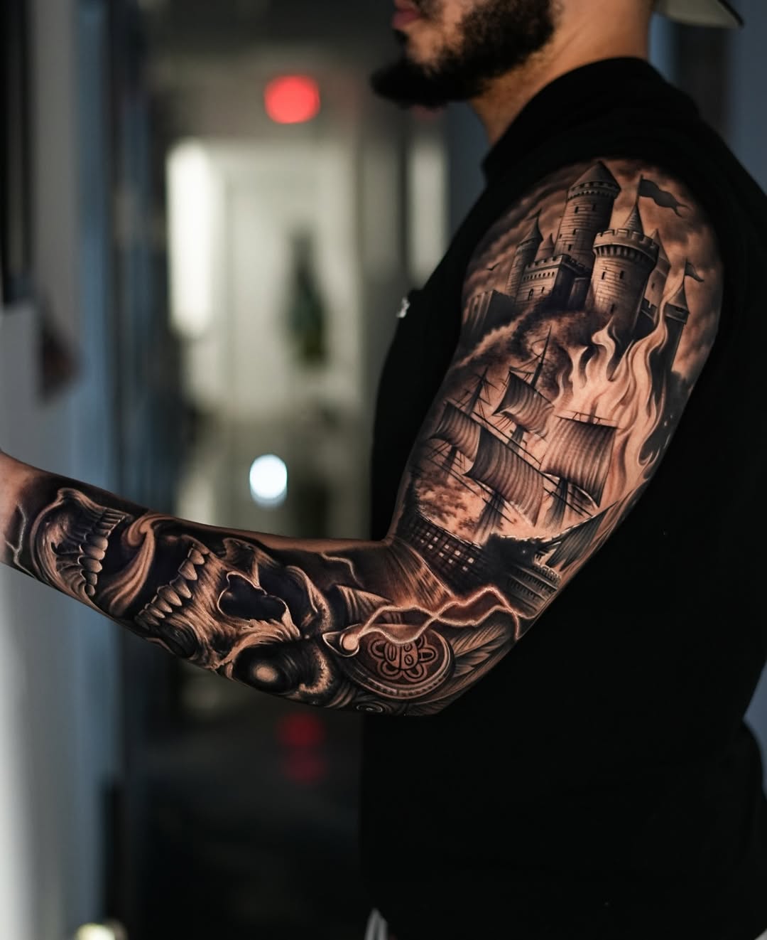 Tattoo by @estebanceron_art — realism, black_and_grey
