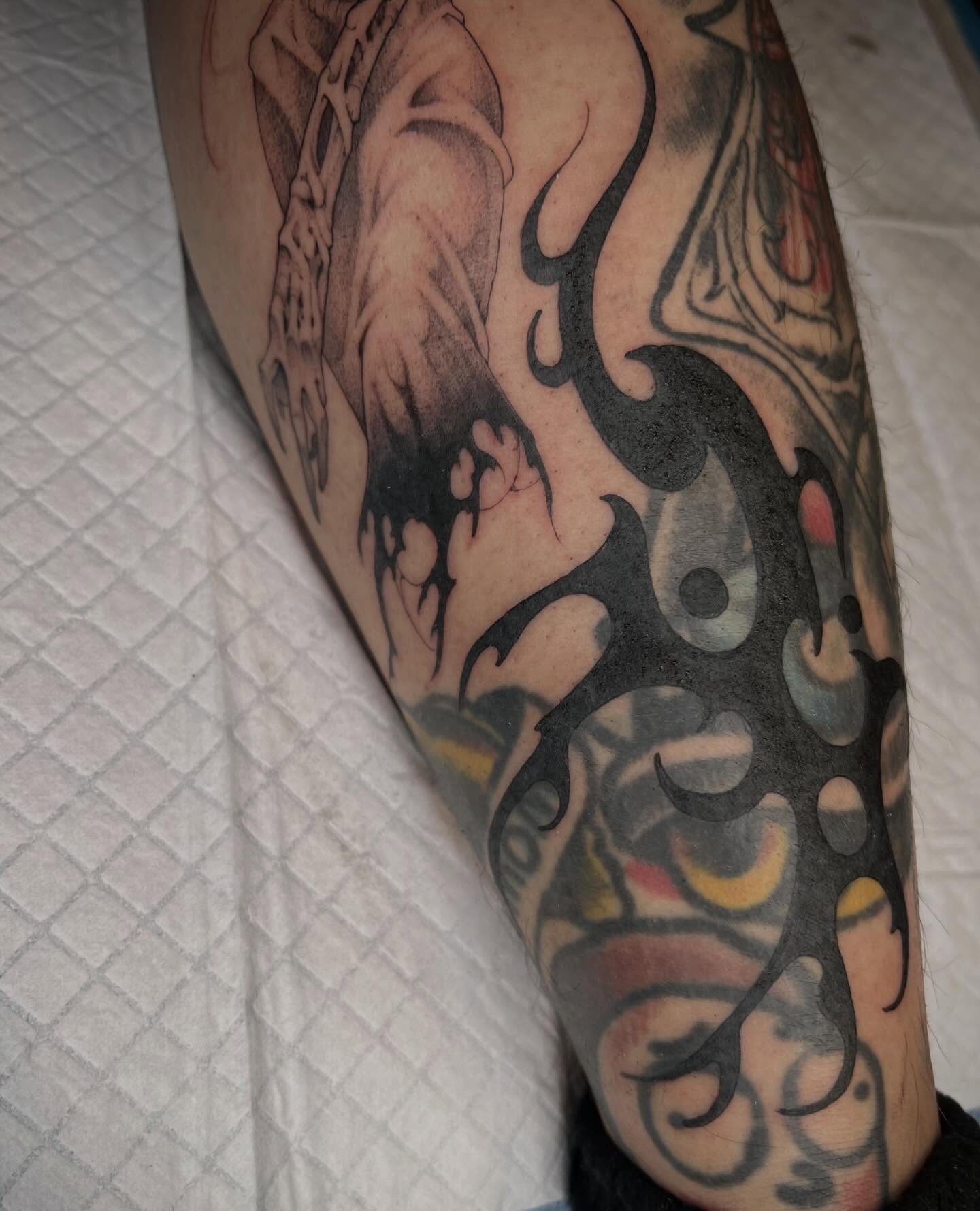 Tattoo by @revoltingworship β tribal