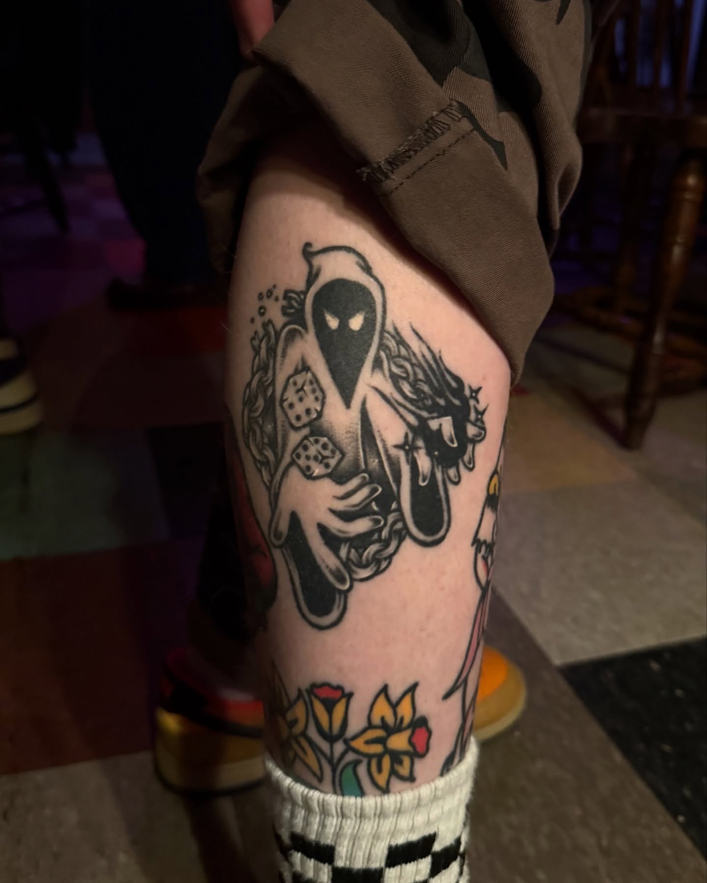Tattoo by @lilcenzo — black_and_grey