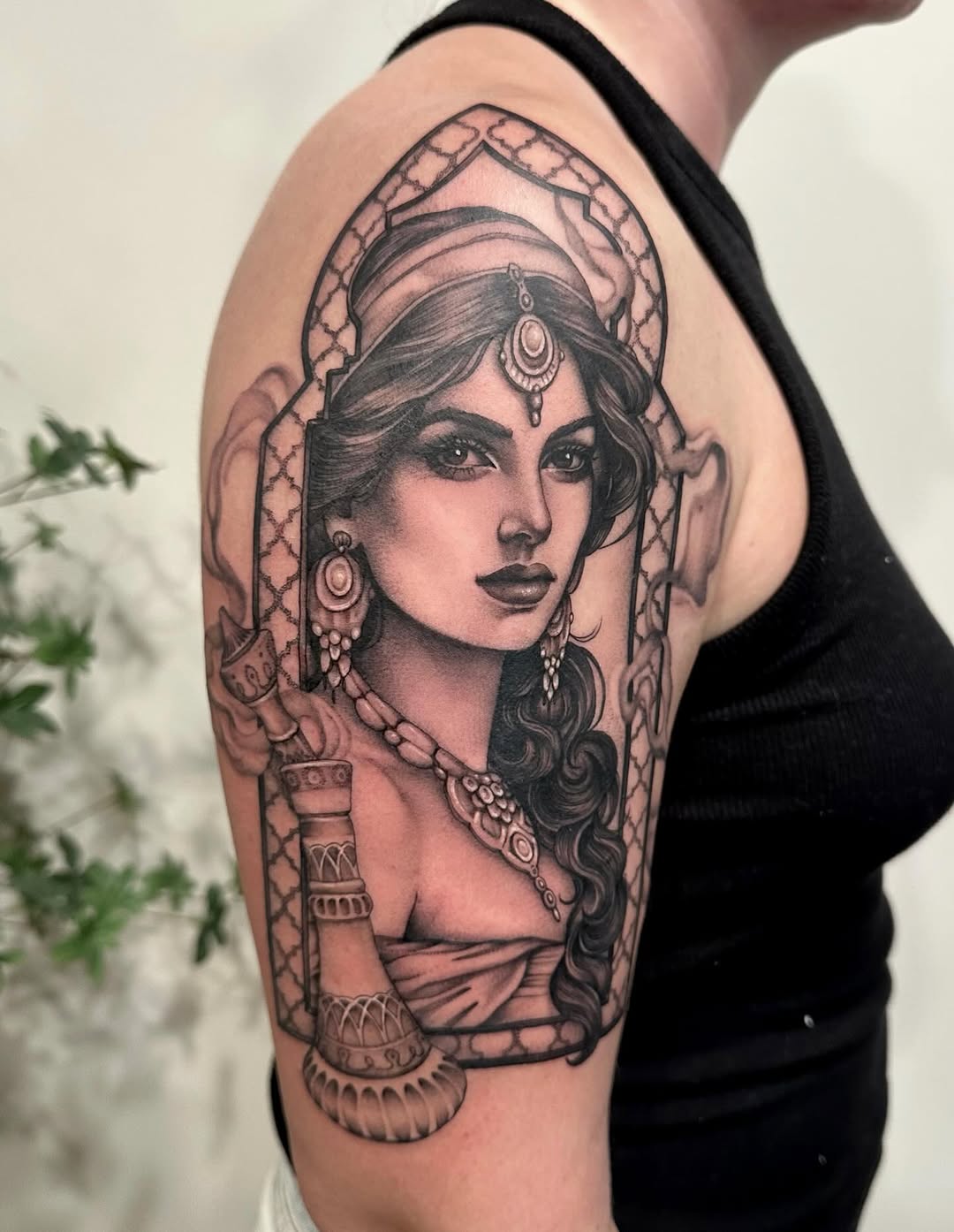Tattoo by @kate.a.darling — realism, black_and_grey