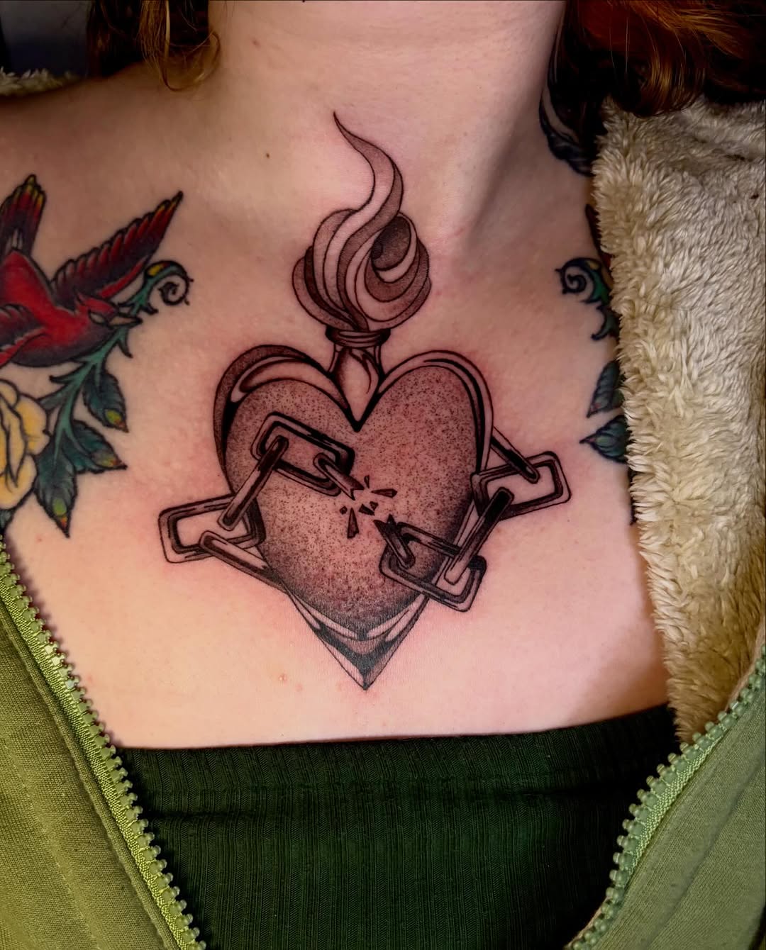 Tattoo by @limejuicetattoo — black_and_grey, ornamental
