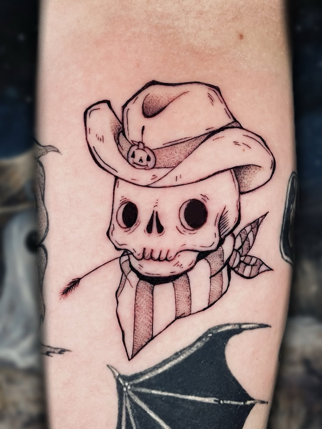 Tattoo by @theghouligan — ignorant, black_and_grey