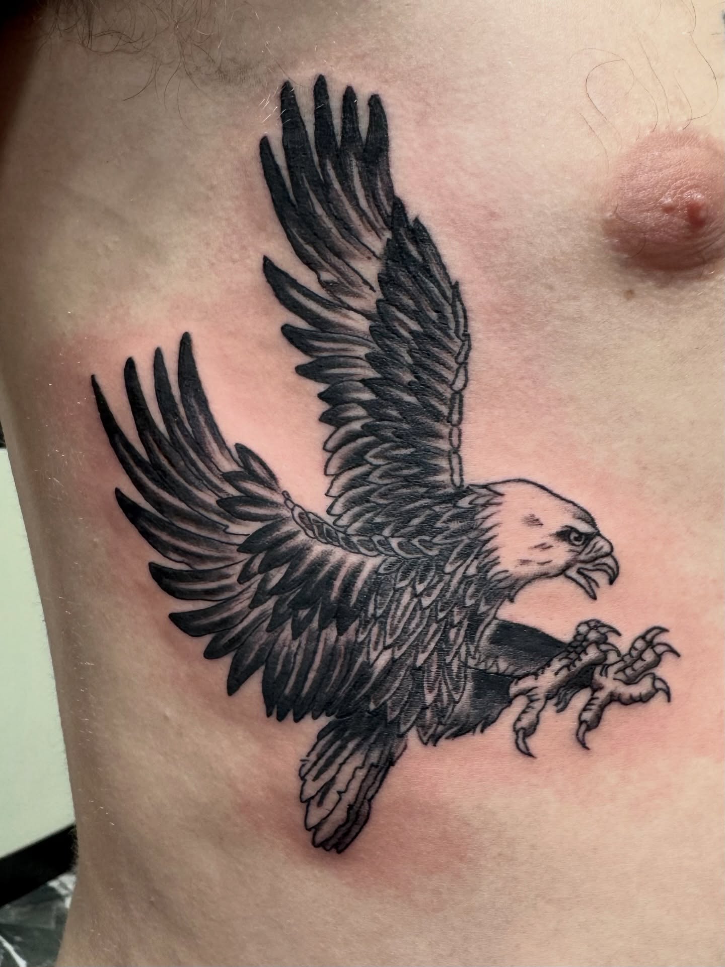 Tattoo by @sonderstattoos — black_and_grey