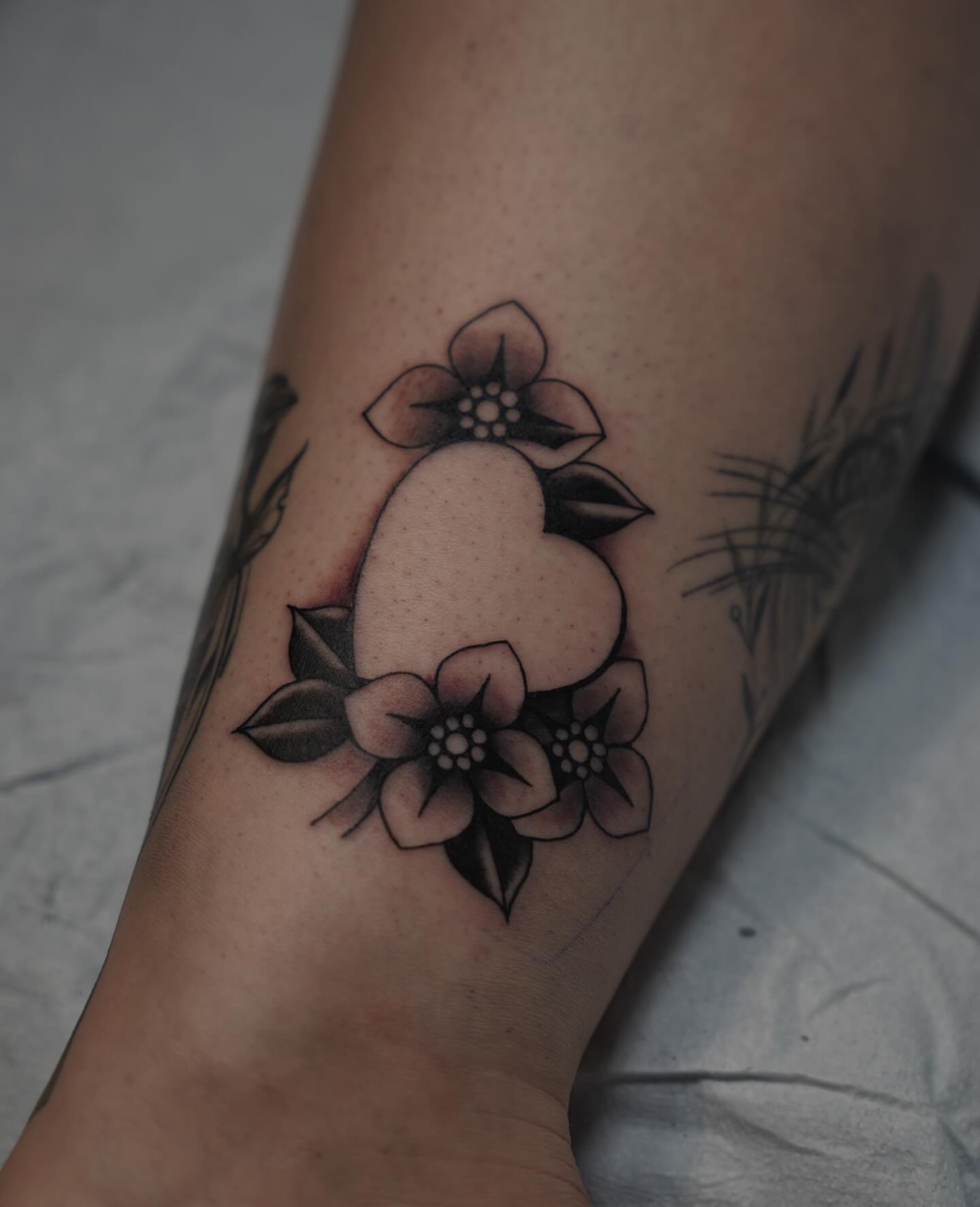 Tattoo by @joana.tattooer — black_and_grey