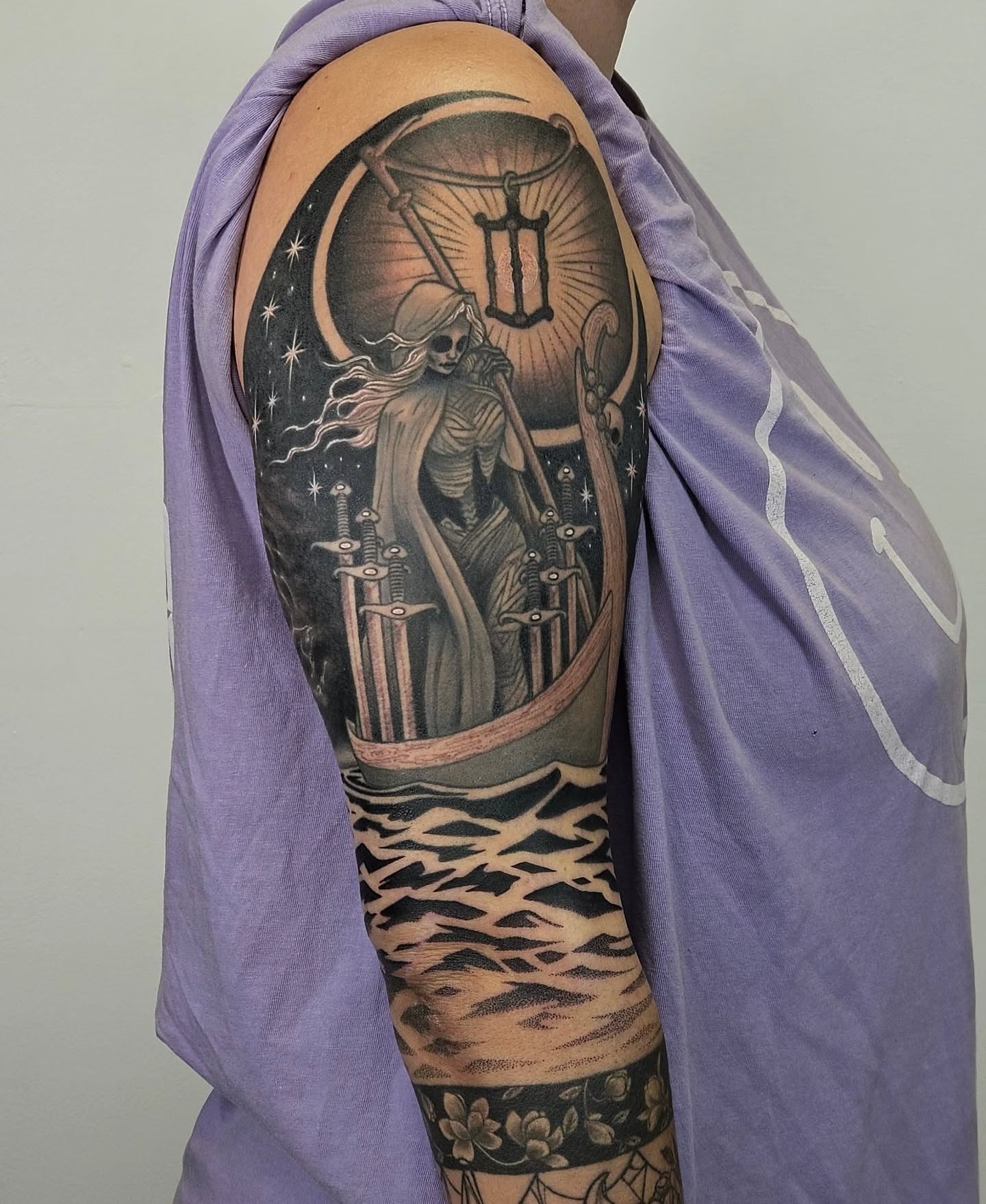 Tattoo by @zombiebellabug — black_and_grey, realism