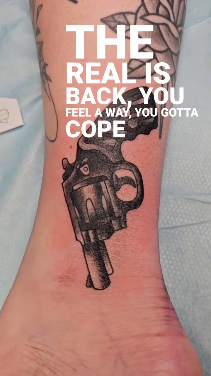 Tattoo by @johnniericotattoos — realism, black_and_grey