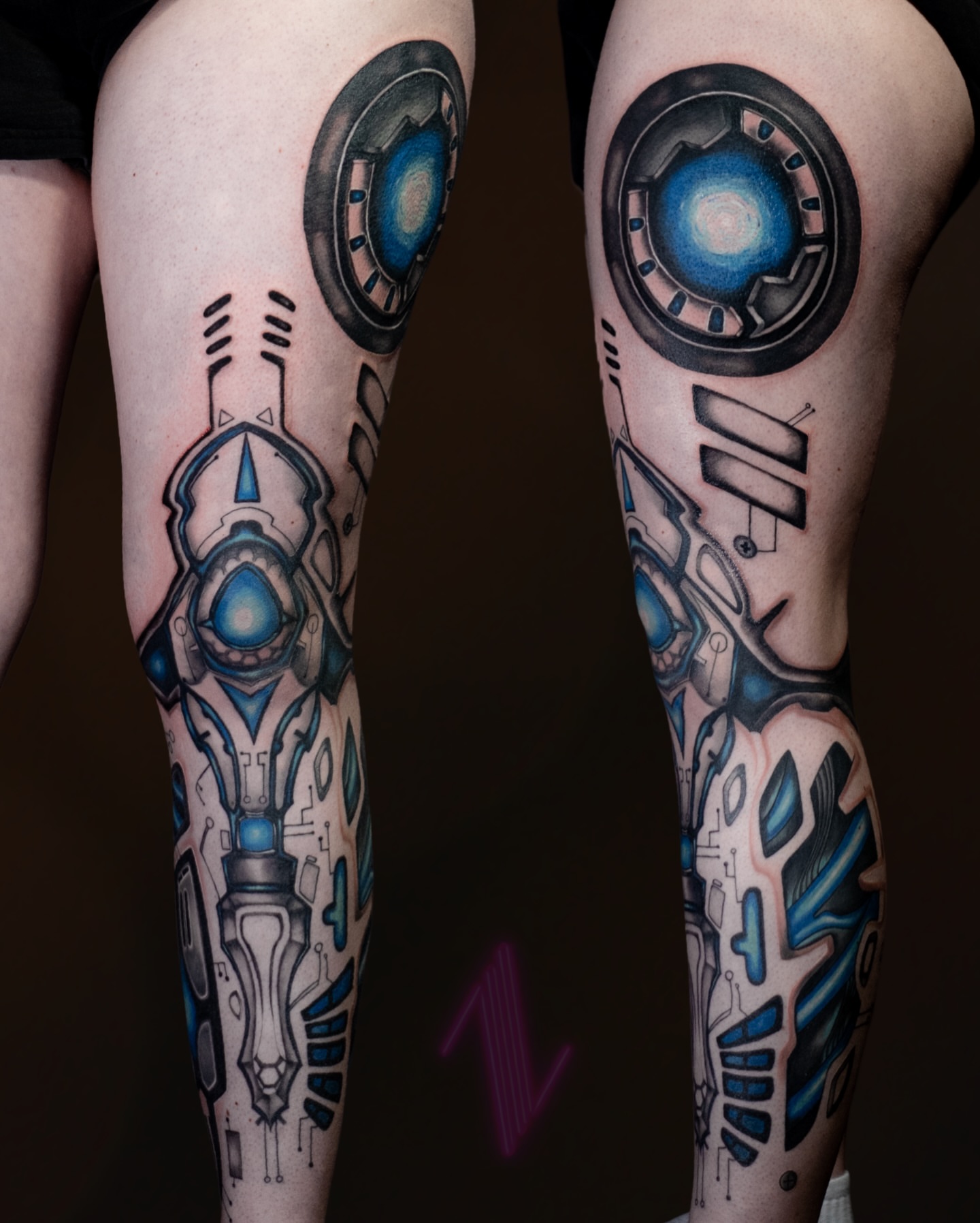 Tattoo by @zol_helios — geometric, realism