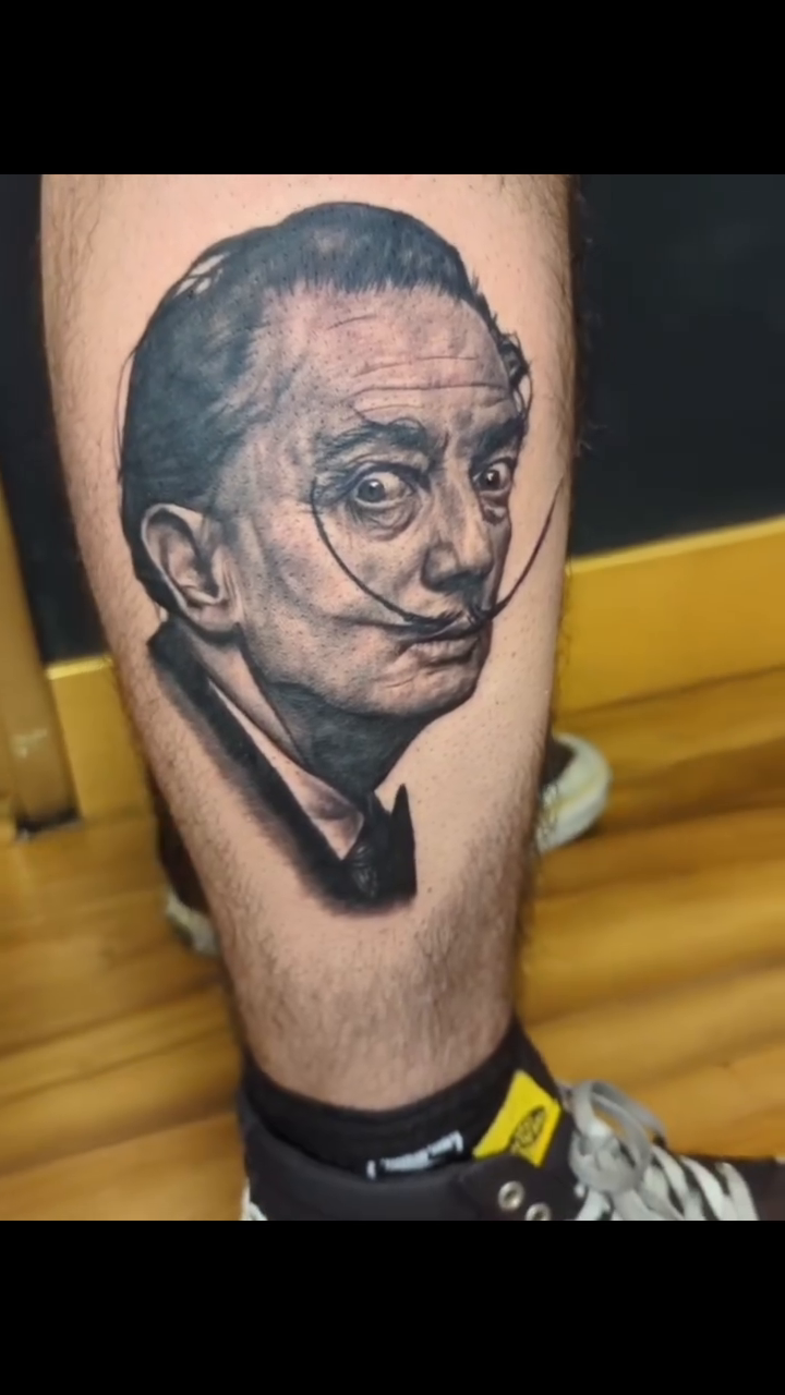 Tattoo by @tattoosbytyler88 — realism, black_and_grey