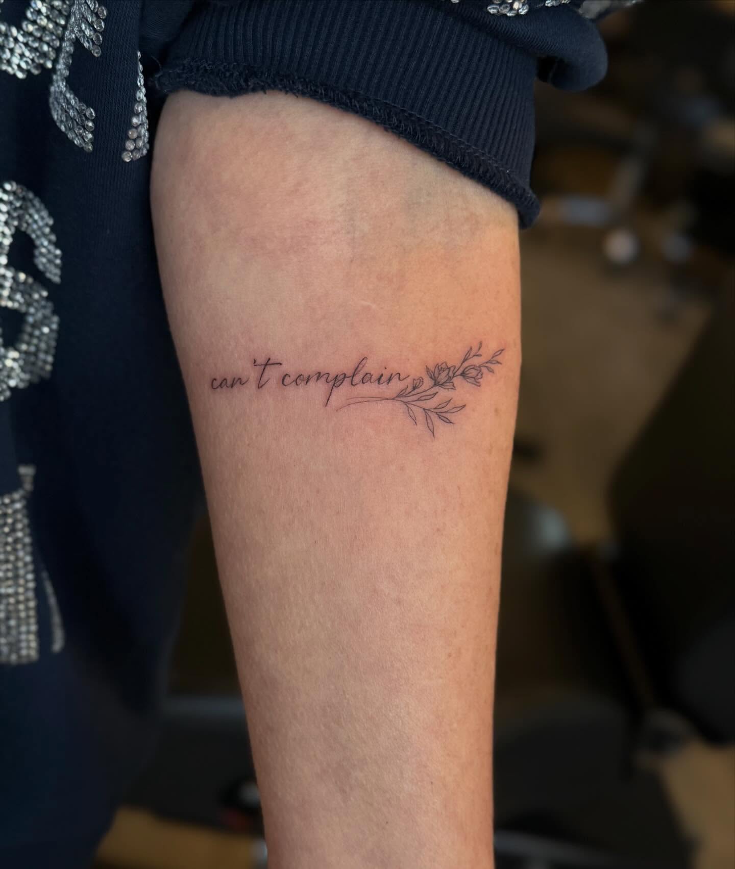 Tattoo by @hannahleetattoos — lettering_script