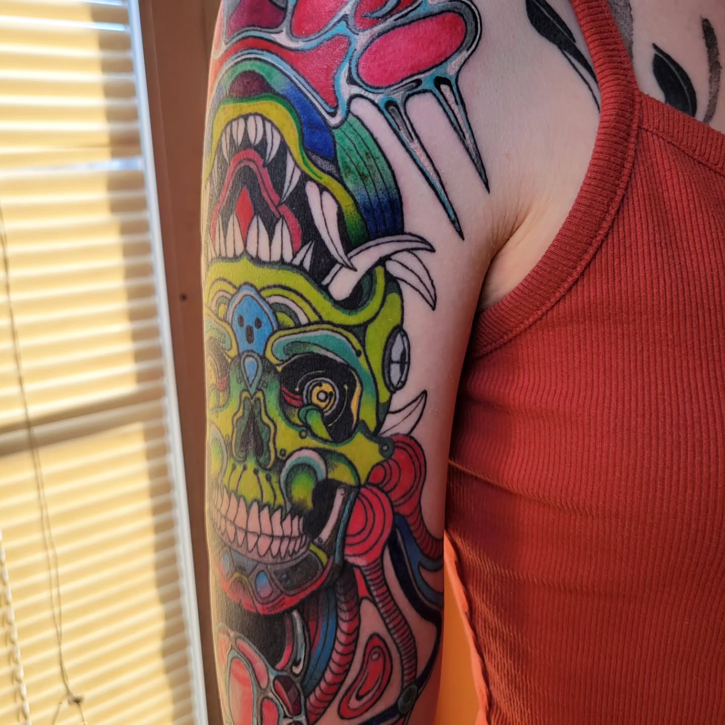Tattoo by @aqua.suntattoos — new_school, surrealism