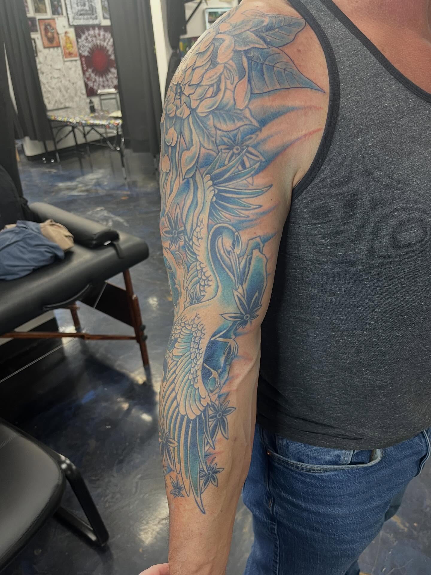 Tattoo by @necro_comicon — new_school, realism
