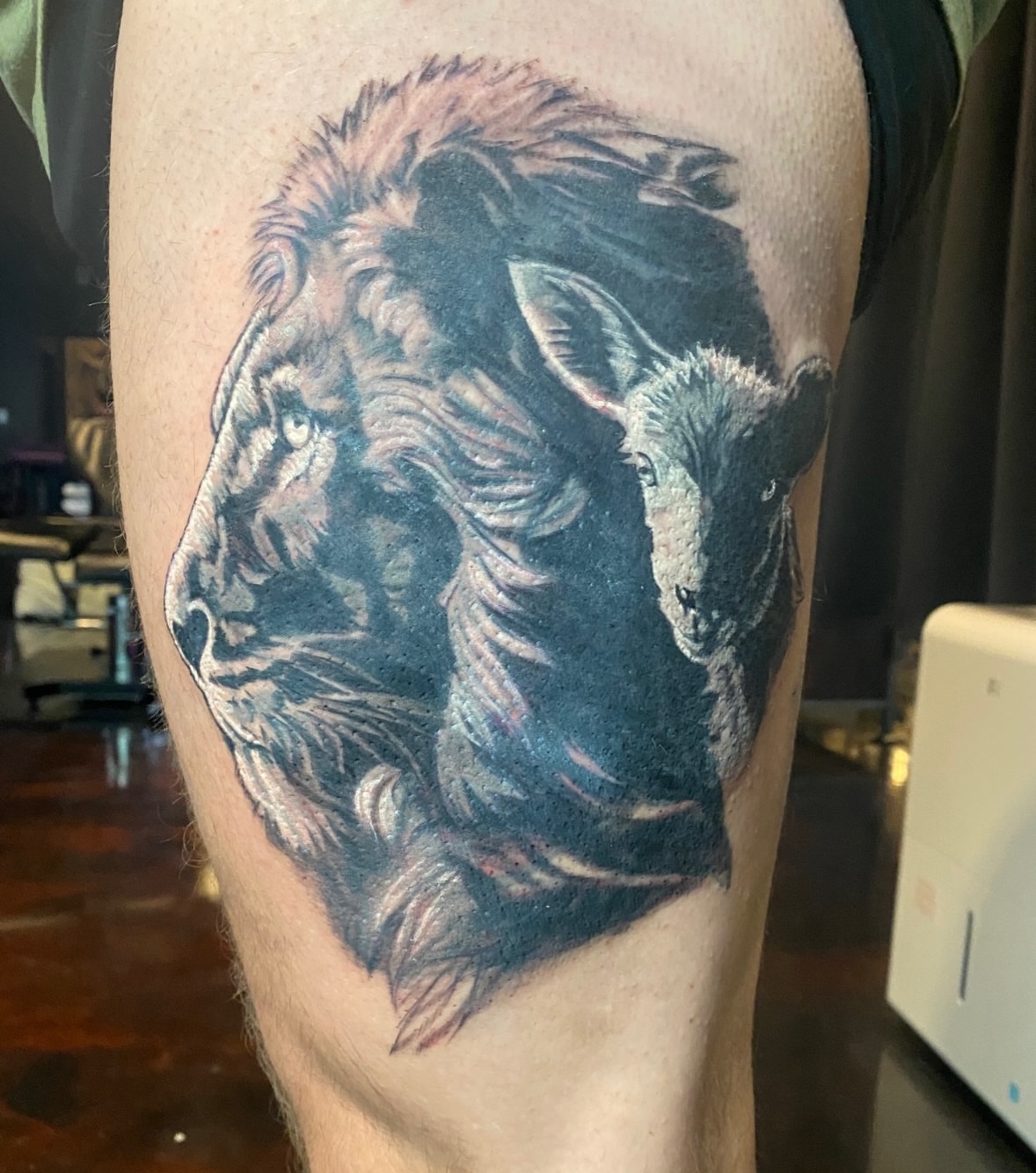 Tattoo by @tattooartist_dano — realism, dark_realism