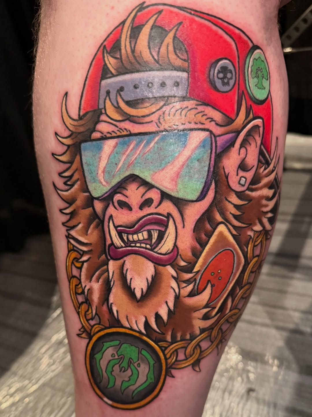 Tattoo by @hallowedtattoos — new_school