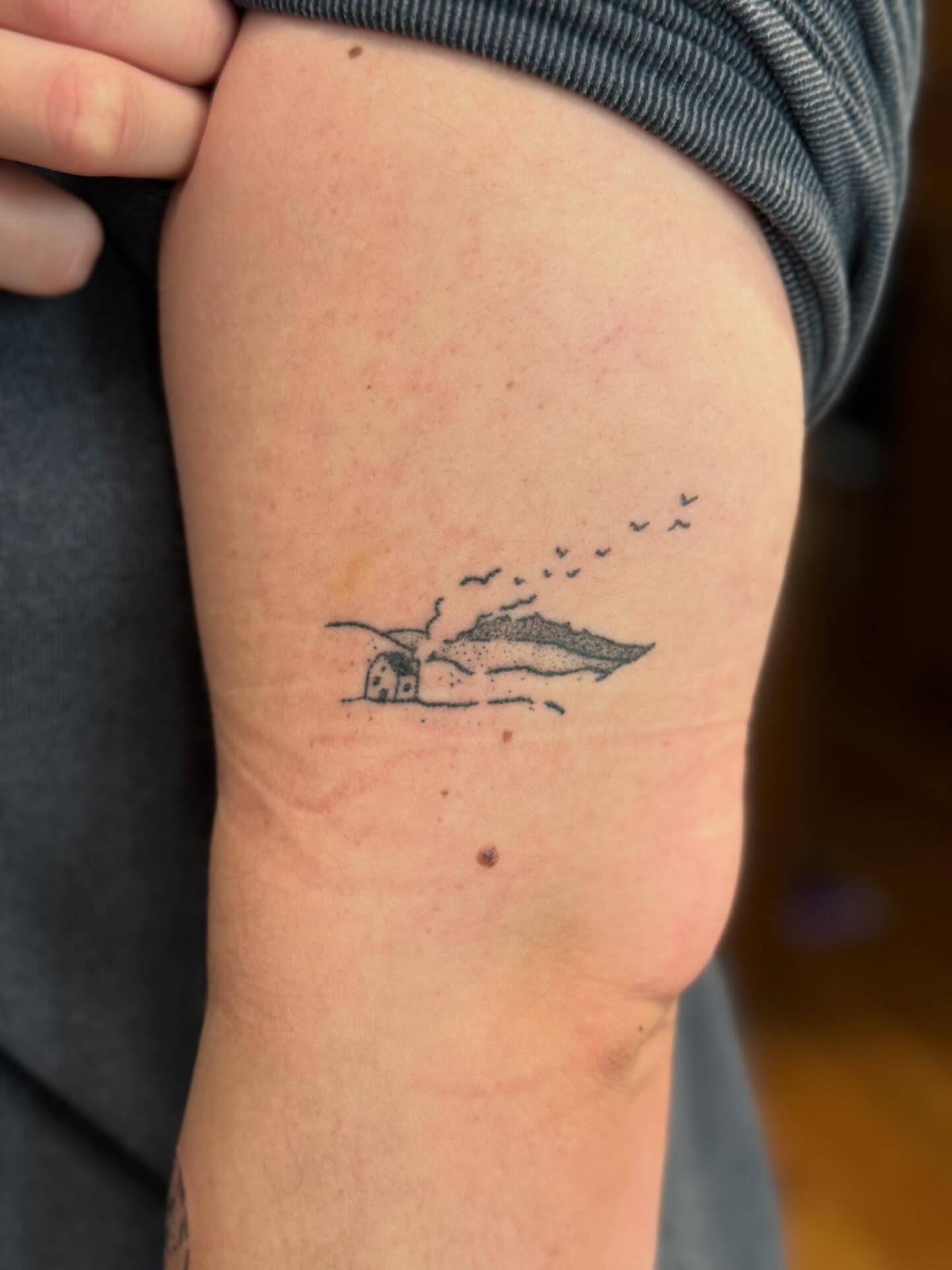 Tattoo by @kipandkoe — dotwork