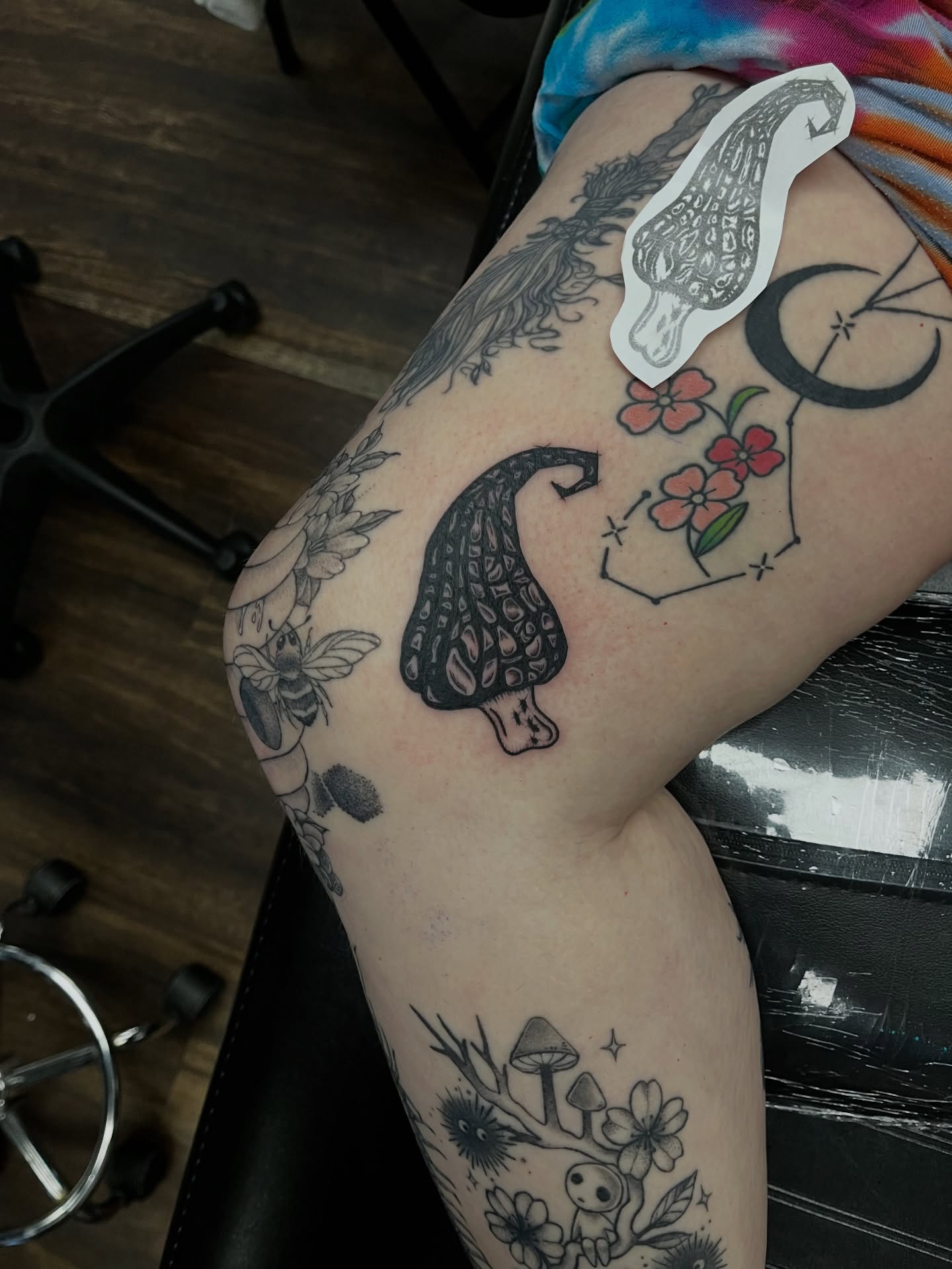 Tattoo by @autumnrosetattoos — dotwork, geometric