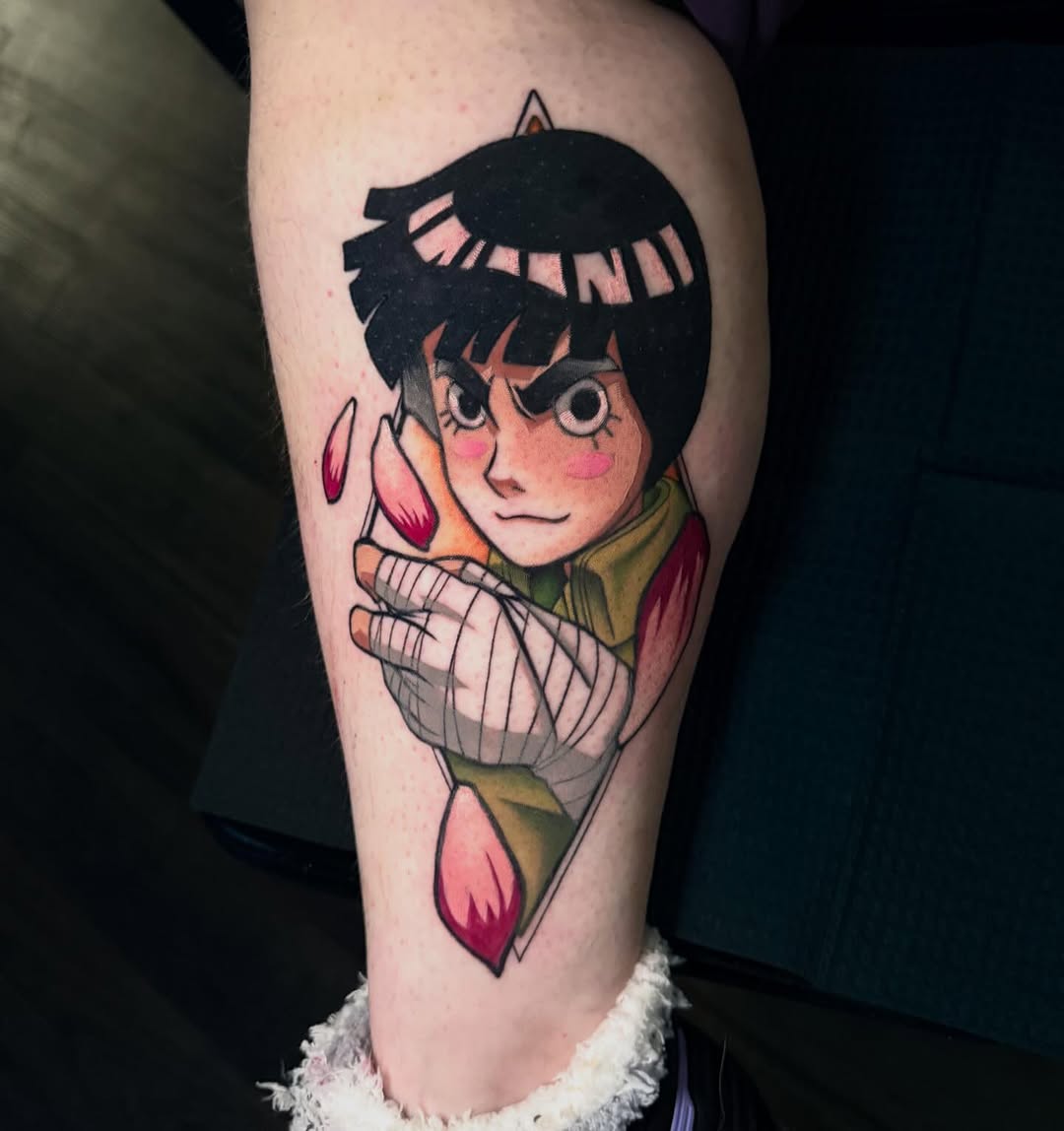 Tattoo by @valenlaskatattoos — anime