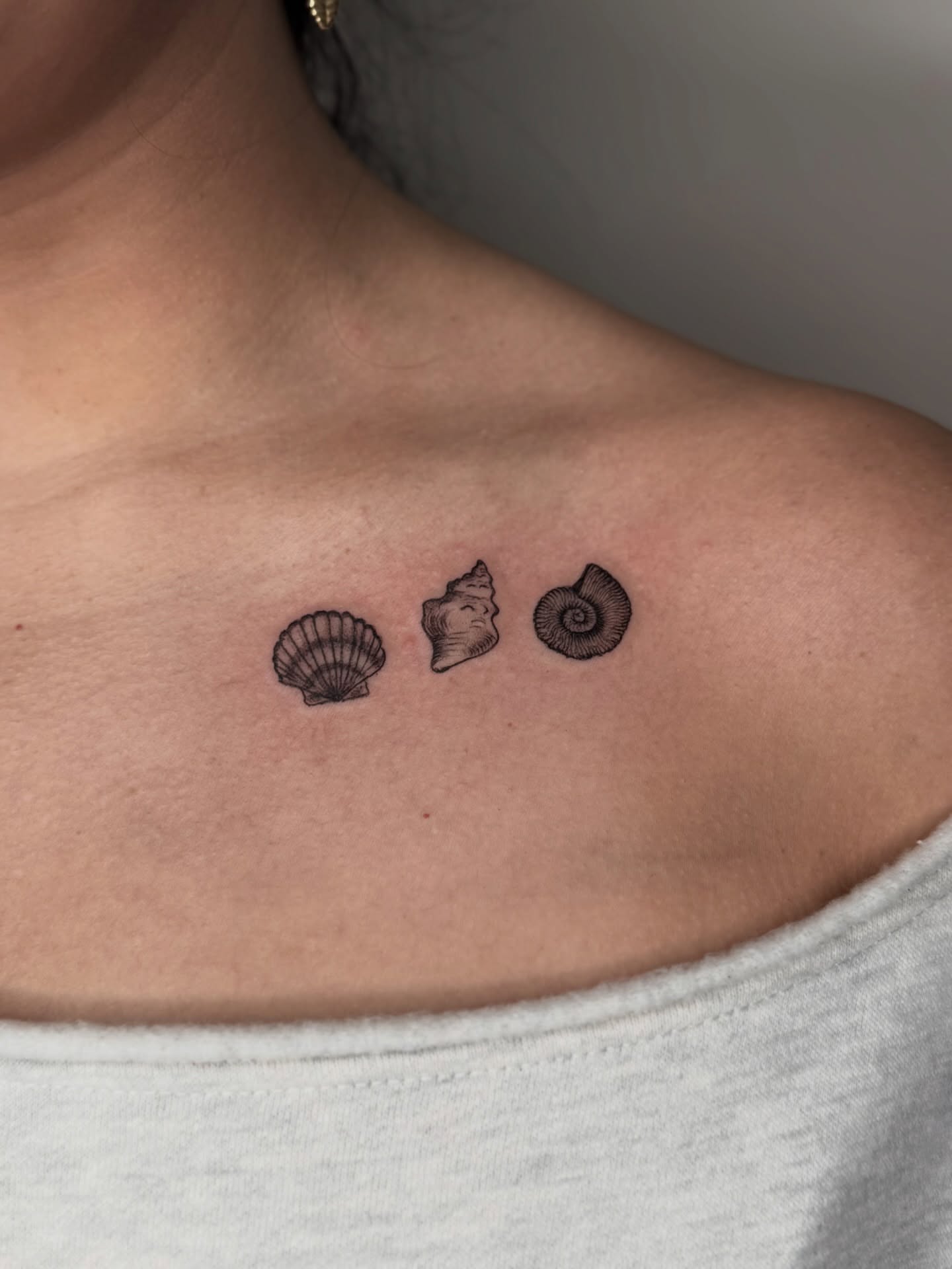 Tattoo by @katelumos — black_and_grey
