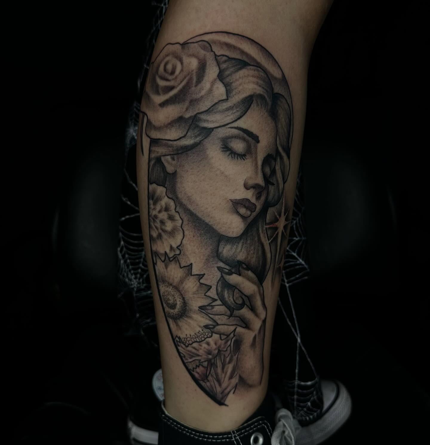 Tattoo by @forbidden_skin_designs — black_and_grey, realism