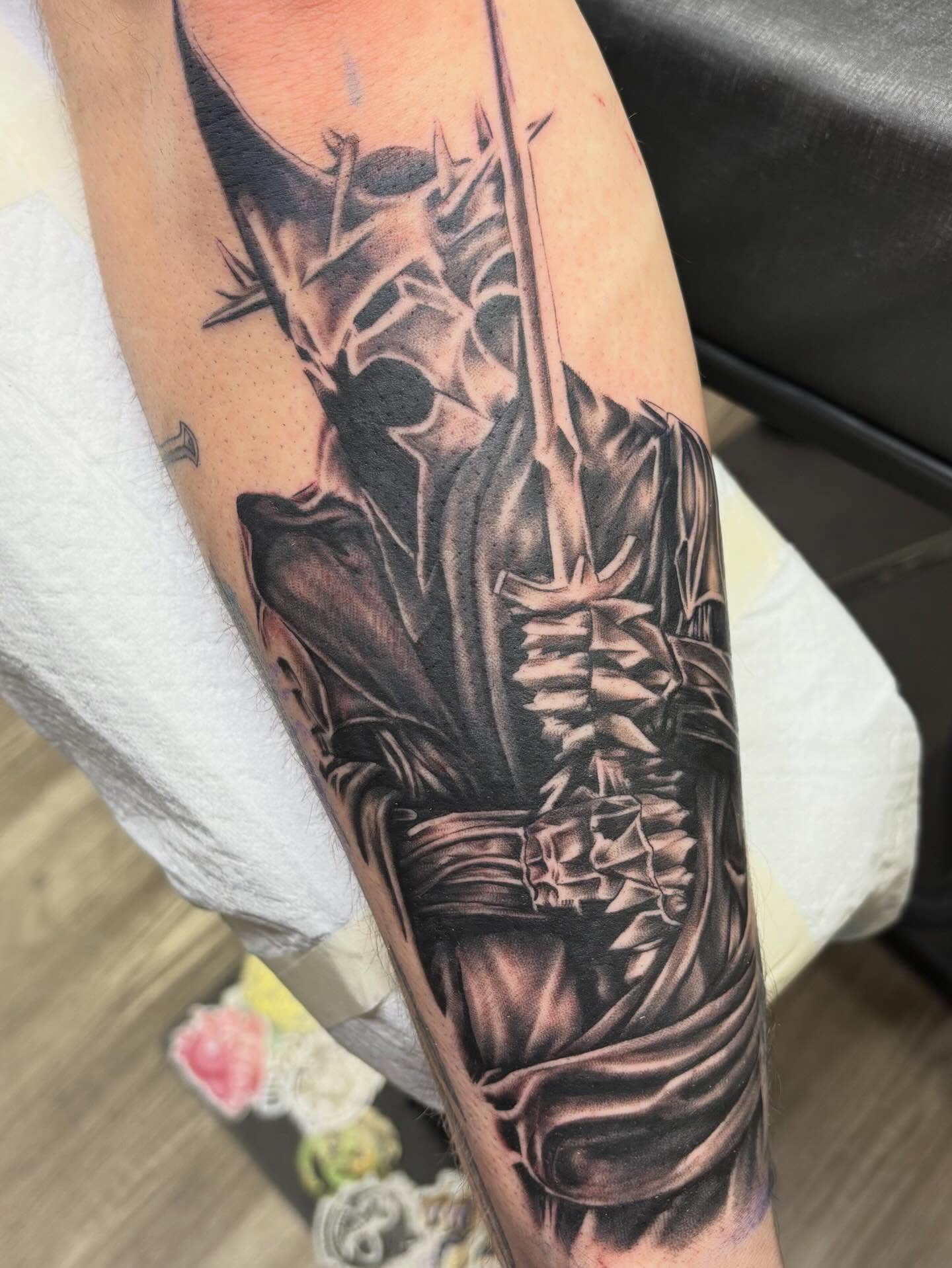 Tattoo by @kolton_tattoos — black_and_grey, realism