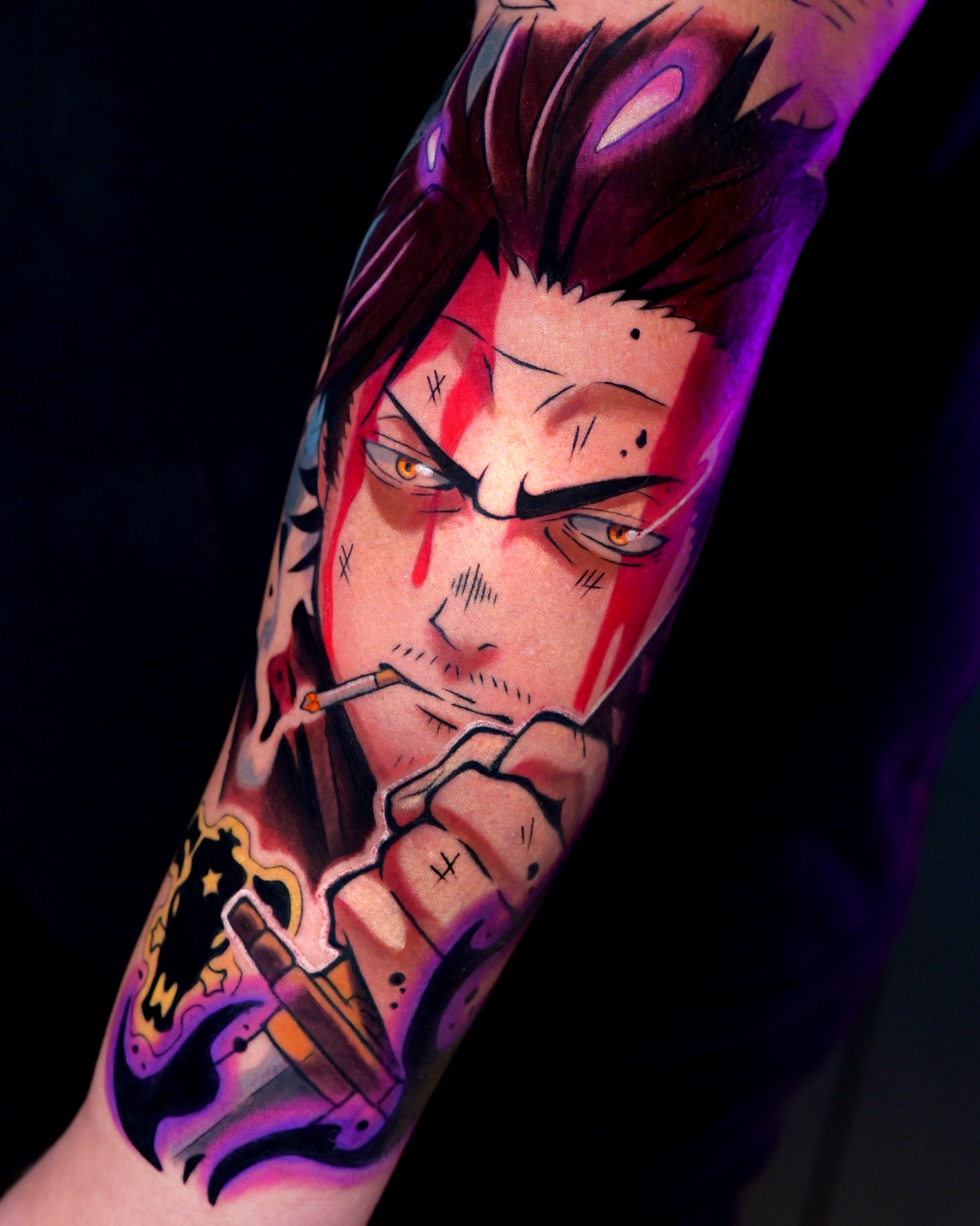 Tattoo by @ale.rivz — anime