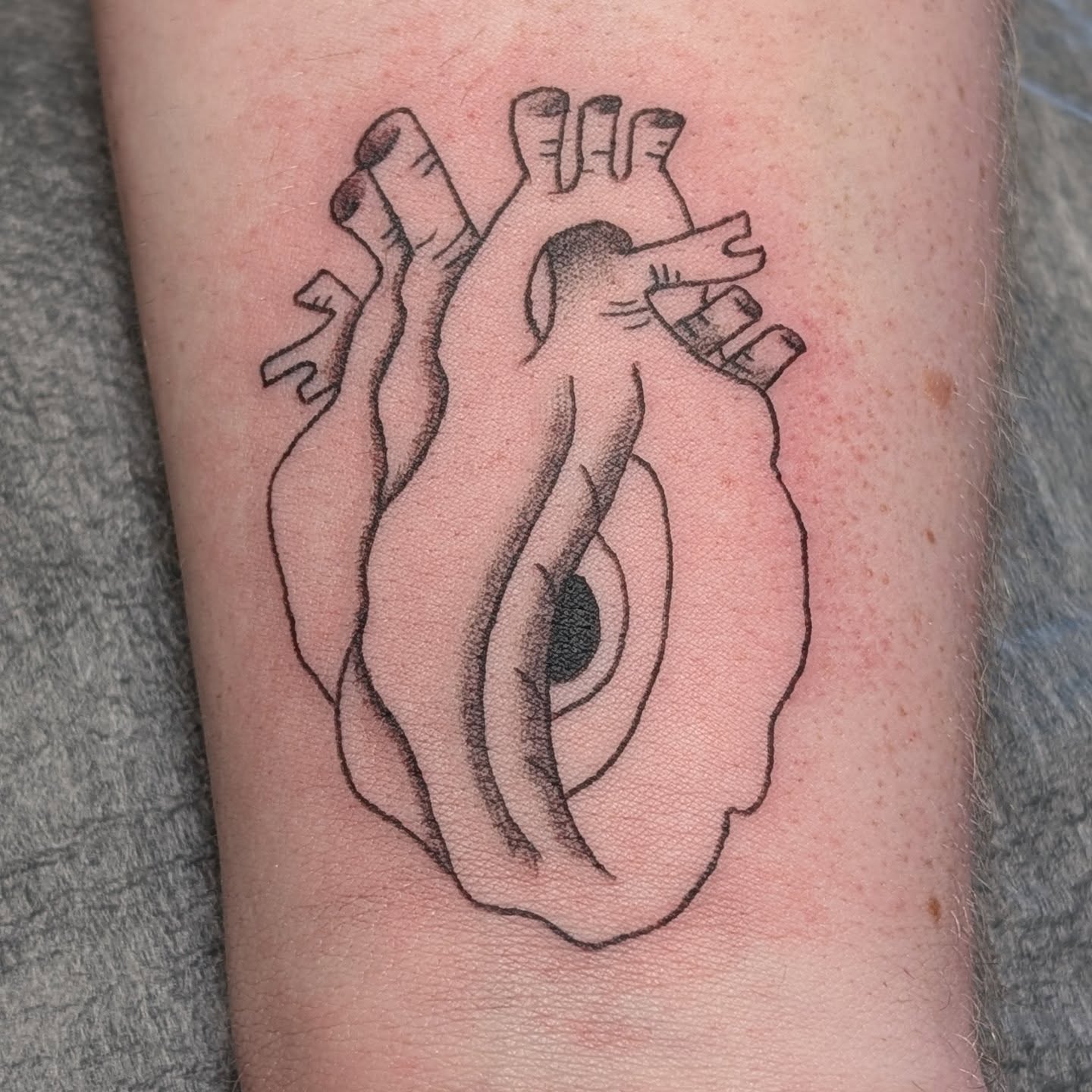 Tattoo by @_punkroctopus — dotwork, realism