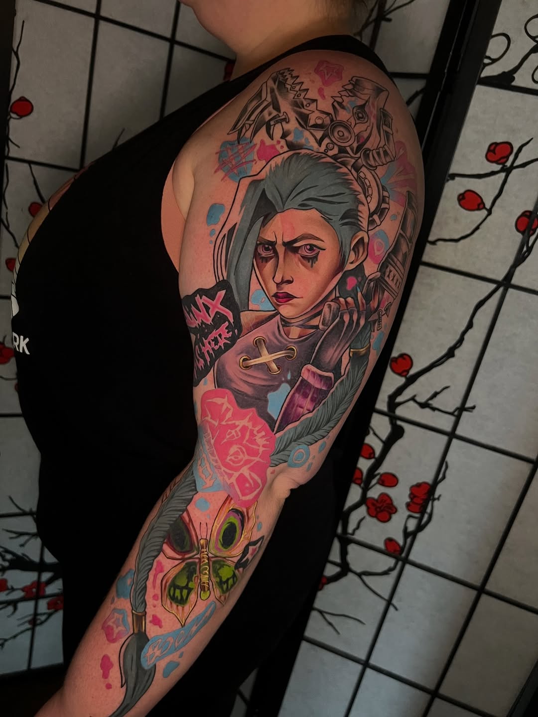Tattoo by @bobboinks — new_school, anime