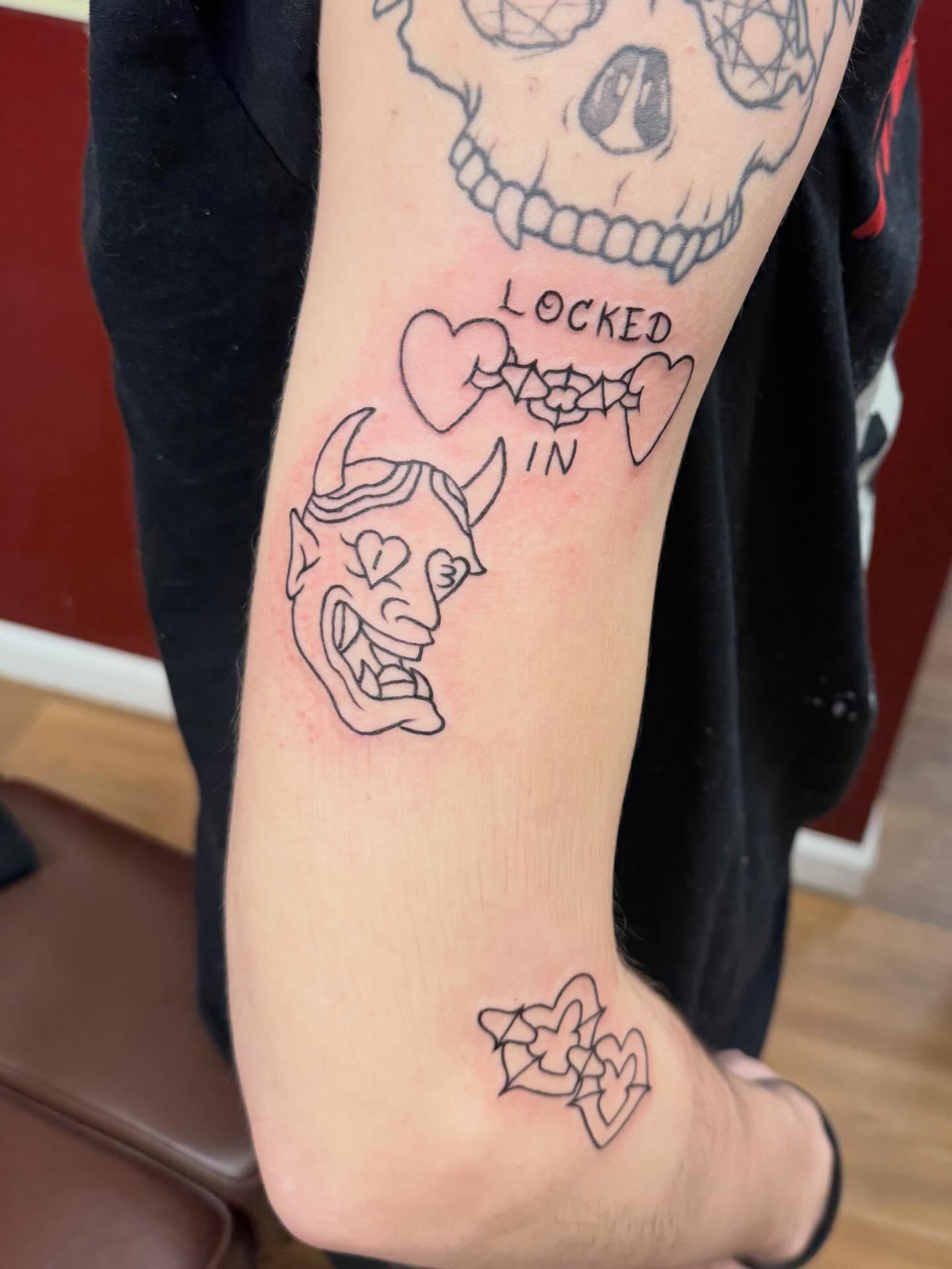 Tattoo by @benkrasowtattoo — black_and_grey