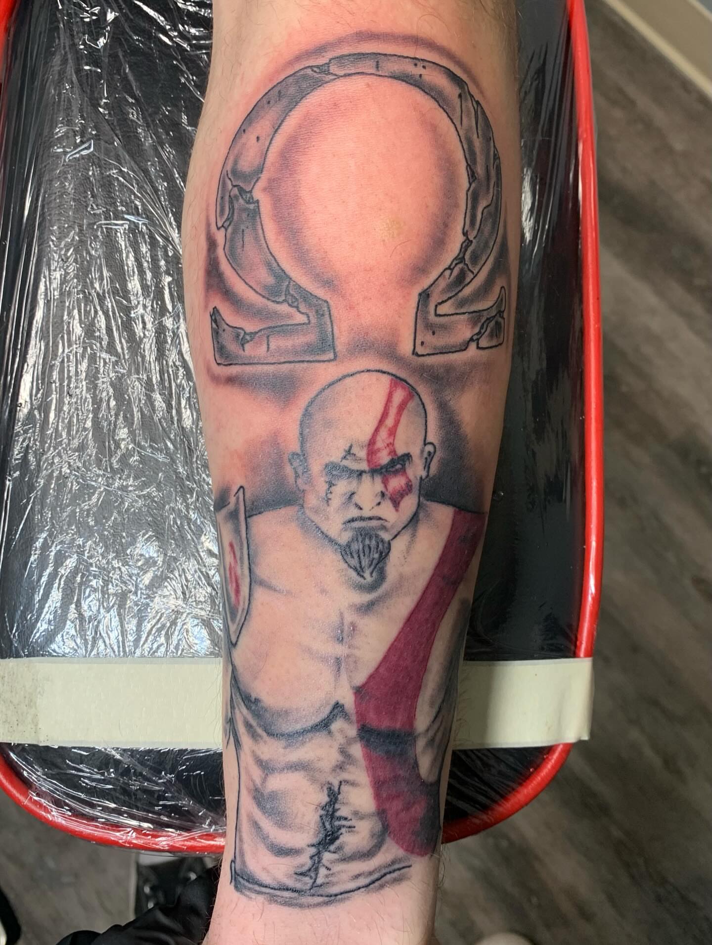Tattoo by @goat76 — realism, black_and_grey