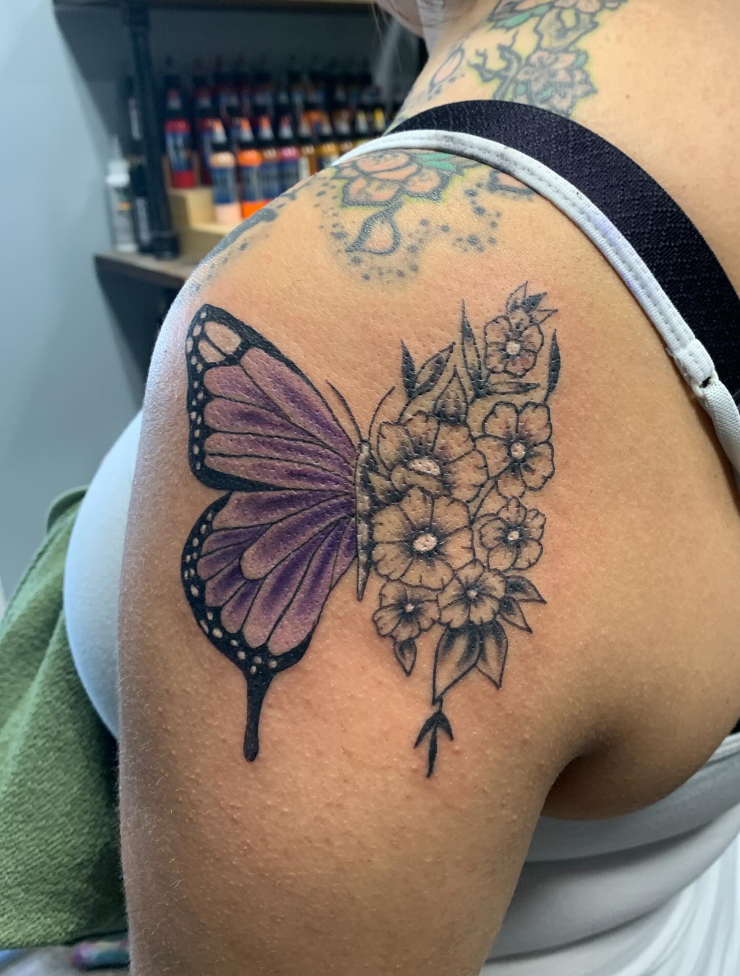 Tattoo by @goat76 — dotwork, realism