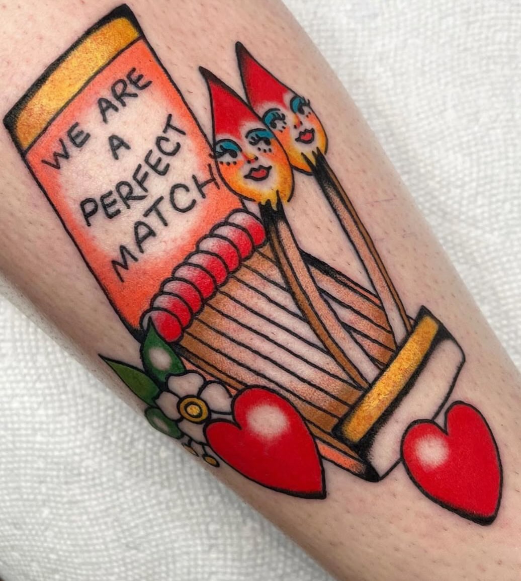 Tattoo by @sweetpeachtattoos — american_traditional