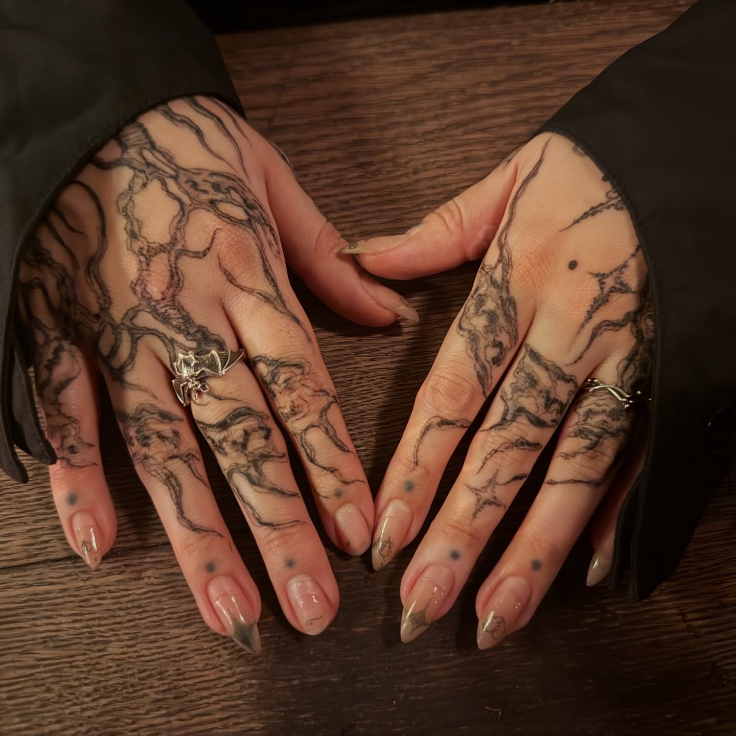 Tattoo by @vsgoblintatts — black_and_grey