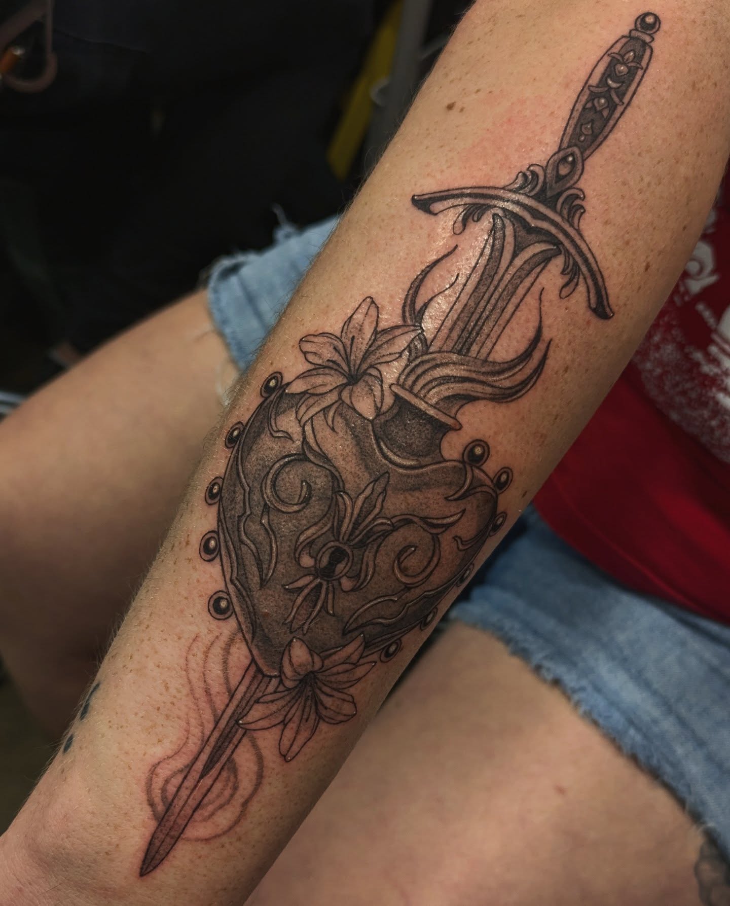 Tattoo by @jasdillonart — black_and_grey