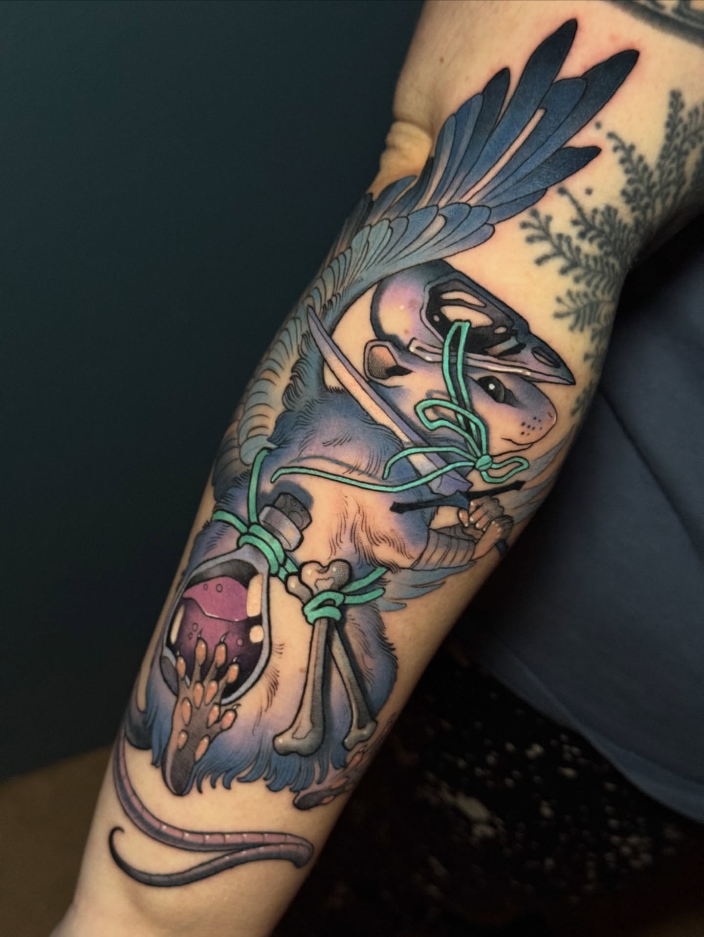 Tattoo by @lady.blackwell.tattoos β american_traditional, dotwork