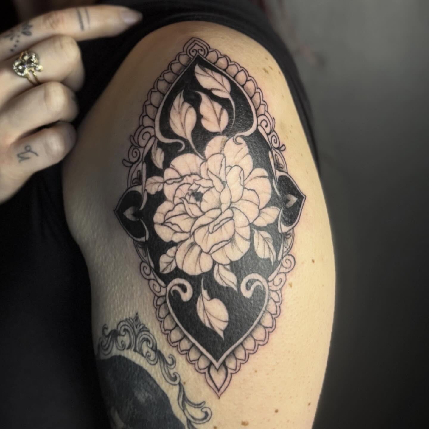Tattoo by @tattoo.by.q — black_and_grey