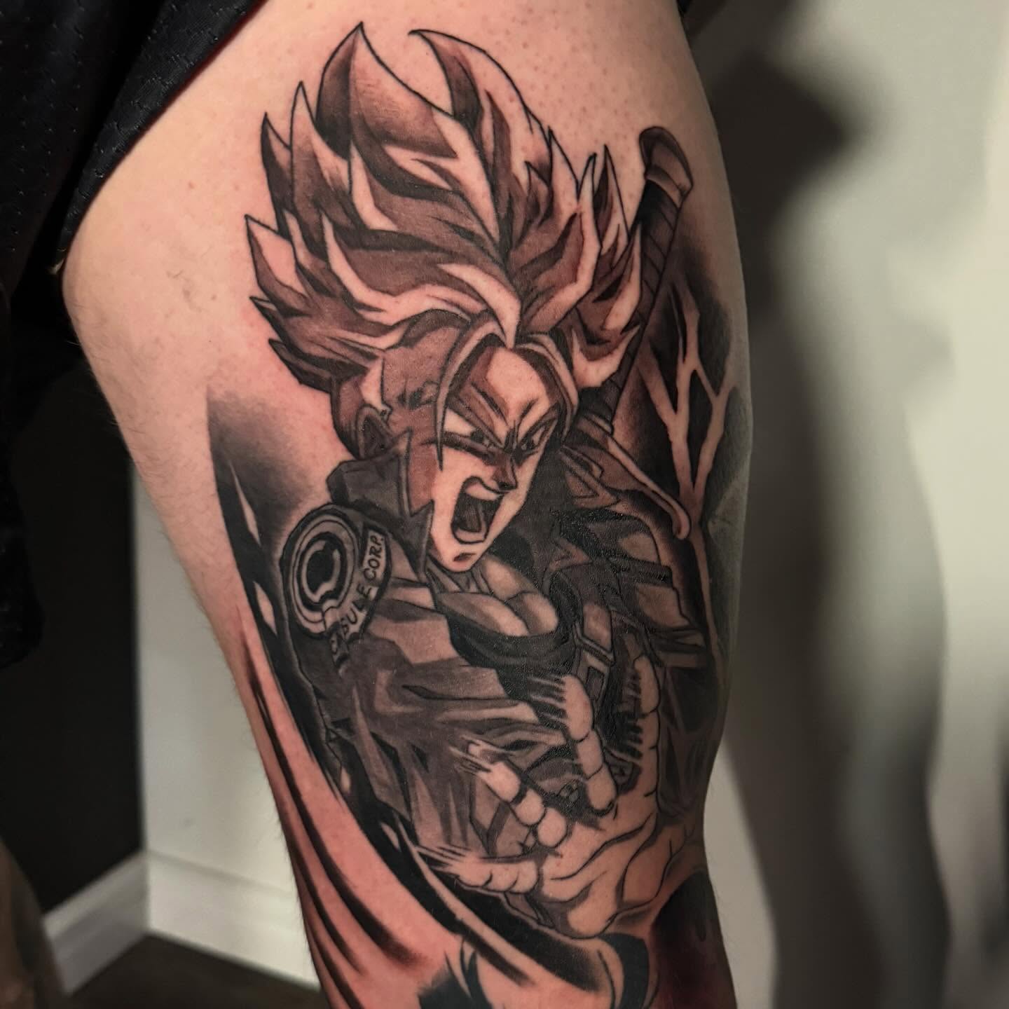 Tattoo by @tazhotzon — anime