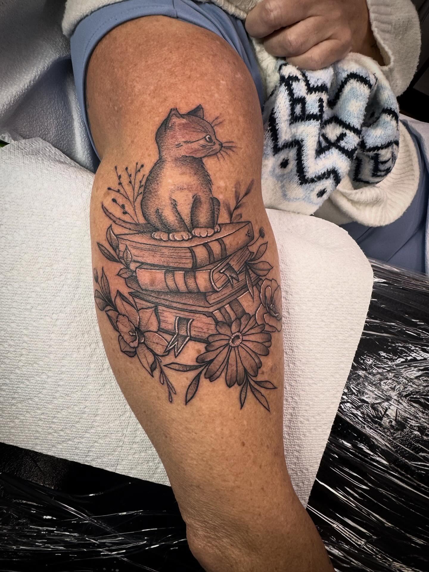 Tattoo by @_crybaby.tattoos — black_and_grey, realism