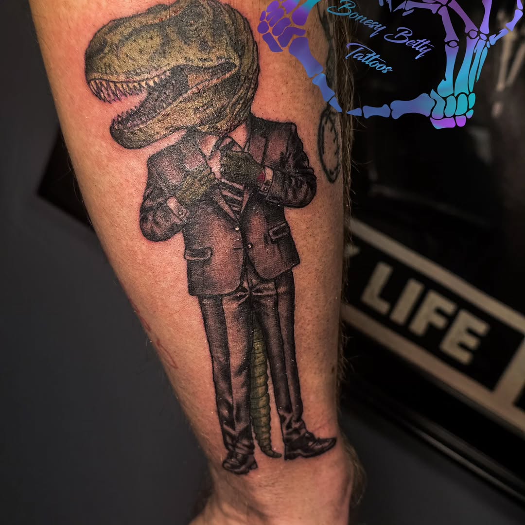 Tattoo by @bonesybettystattoos — realism, dark_realism