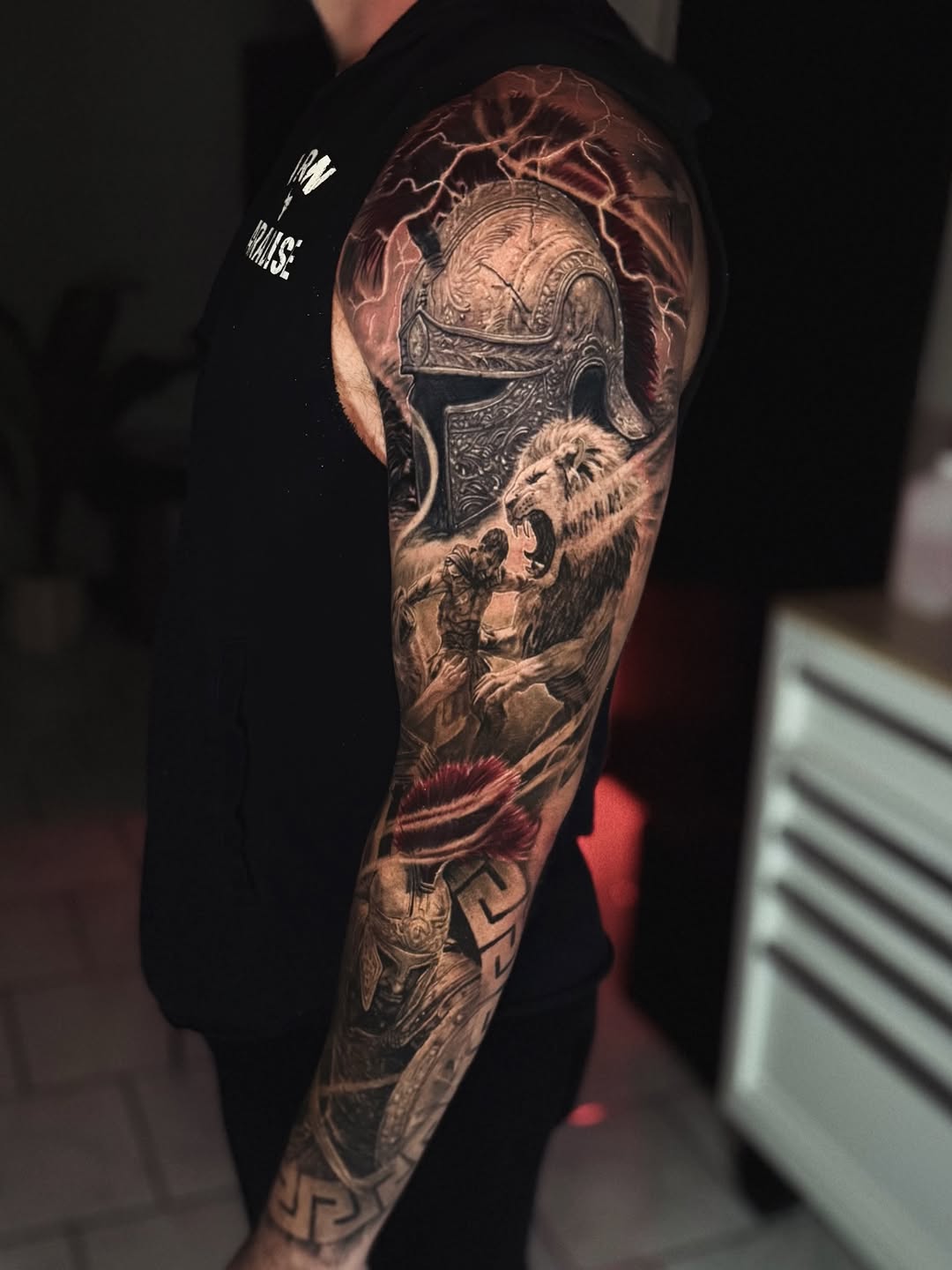 Tattoo by @xxtattoochrisxx — realism, black_and_grey
