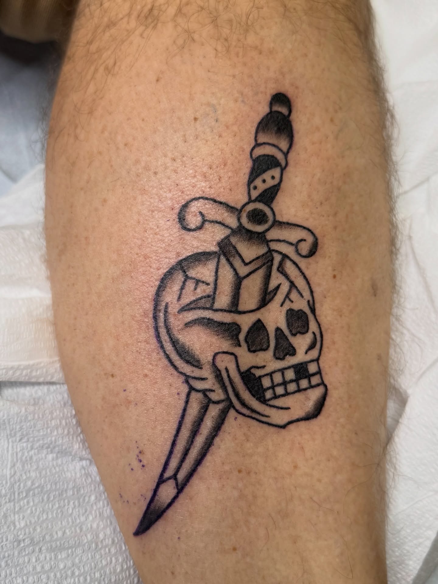 Tattoo by @tylermoontattoo — black_and_grey