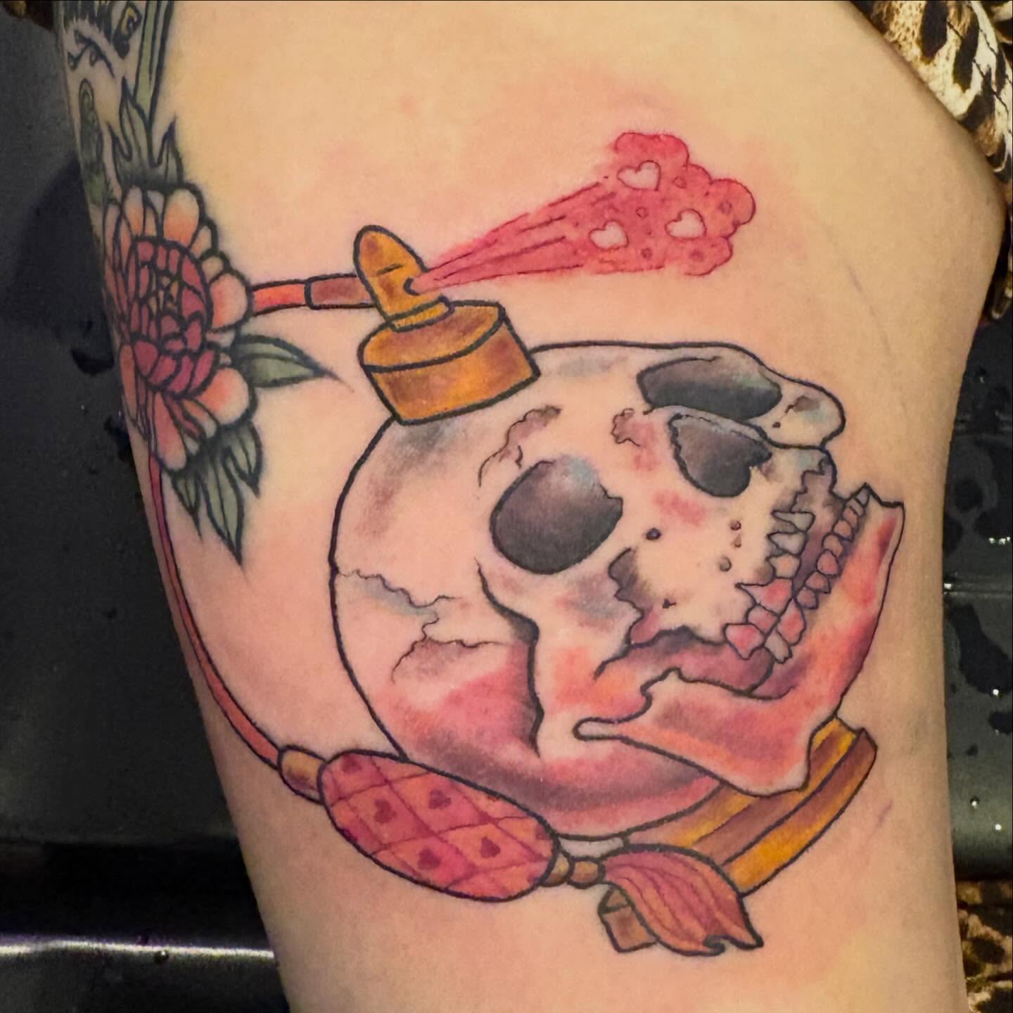 Tattoo by @jetta_tattoo — watercolor