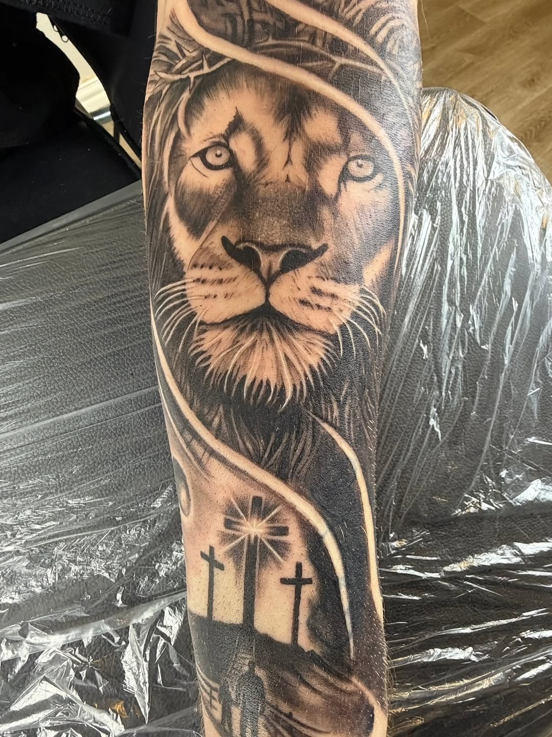 Chicano tattoo on the forearm by 🐺