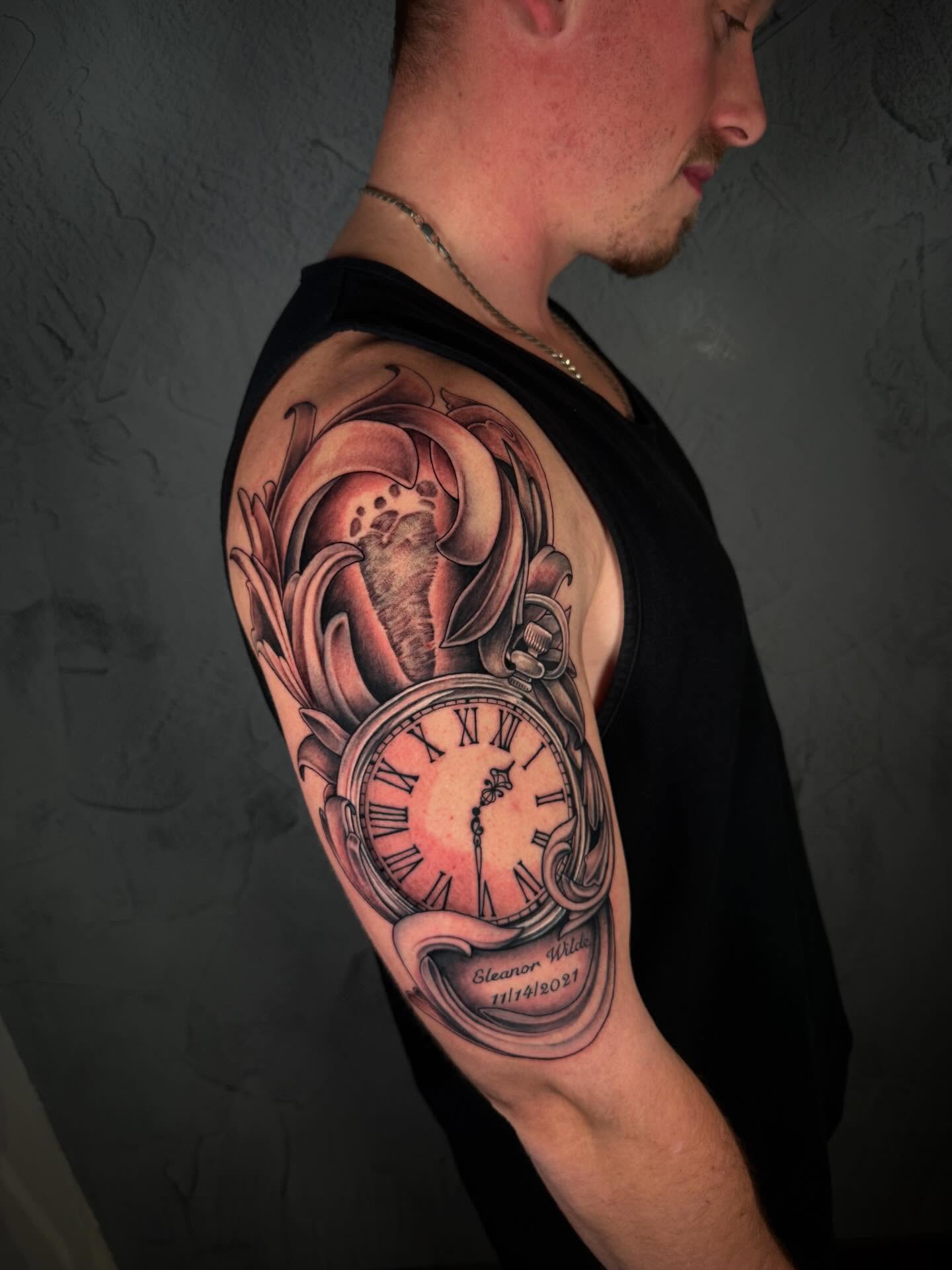Tattoo by @ethanlundtattooing — realism, black_and_grey