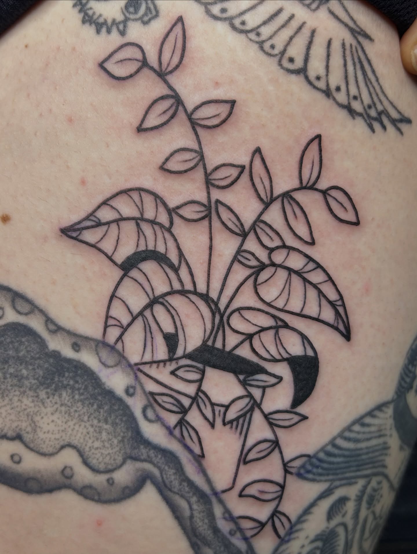 Tattoo by @marinajayd_tattoos — black_and_grey